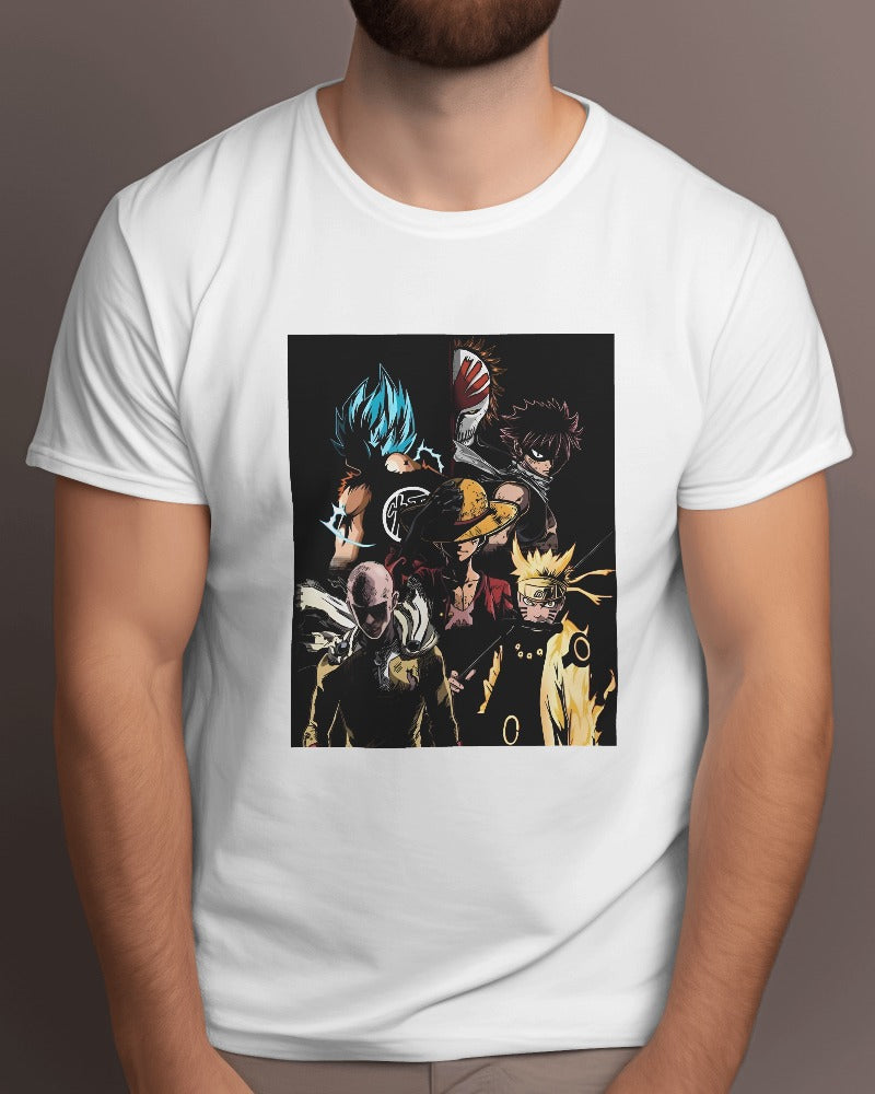 Anime: Characters Poster, white color