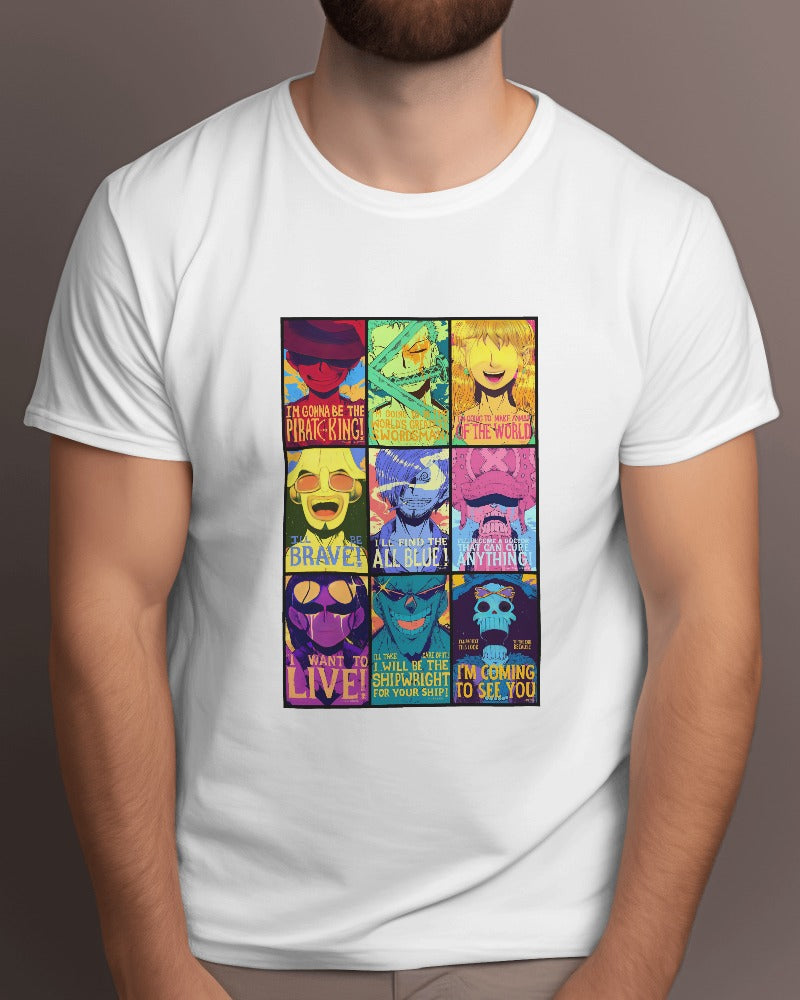 Anime: One Piece Posters, white tshirt