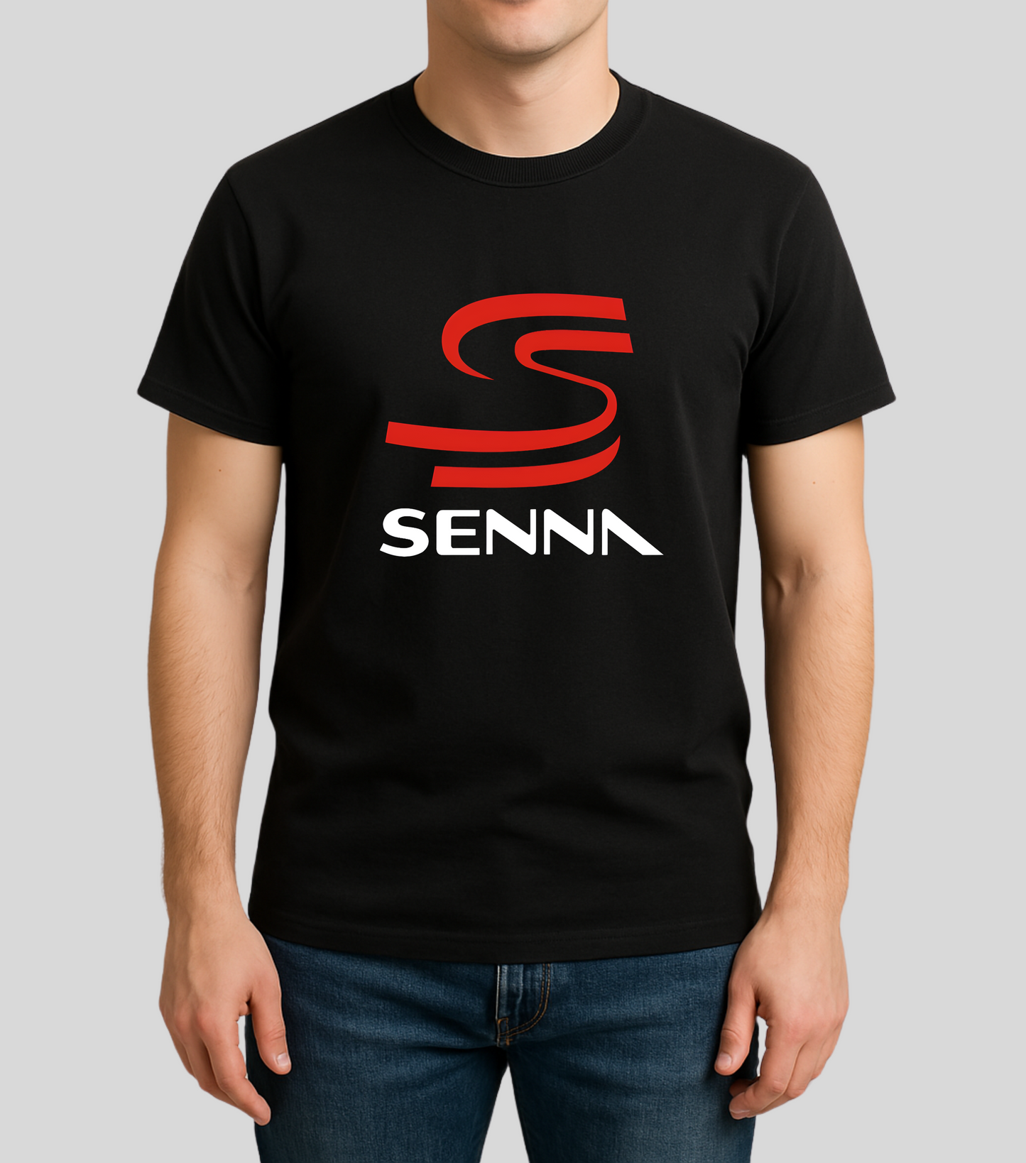 Ayton Senna logo black