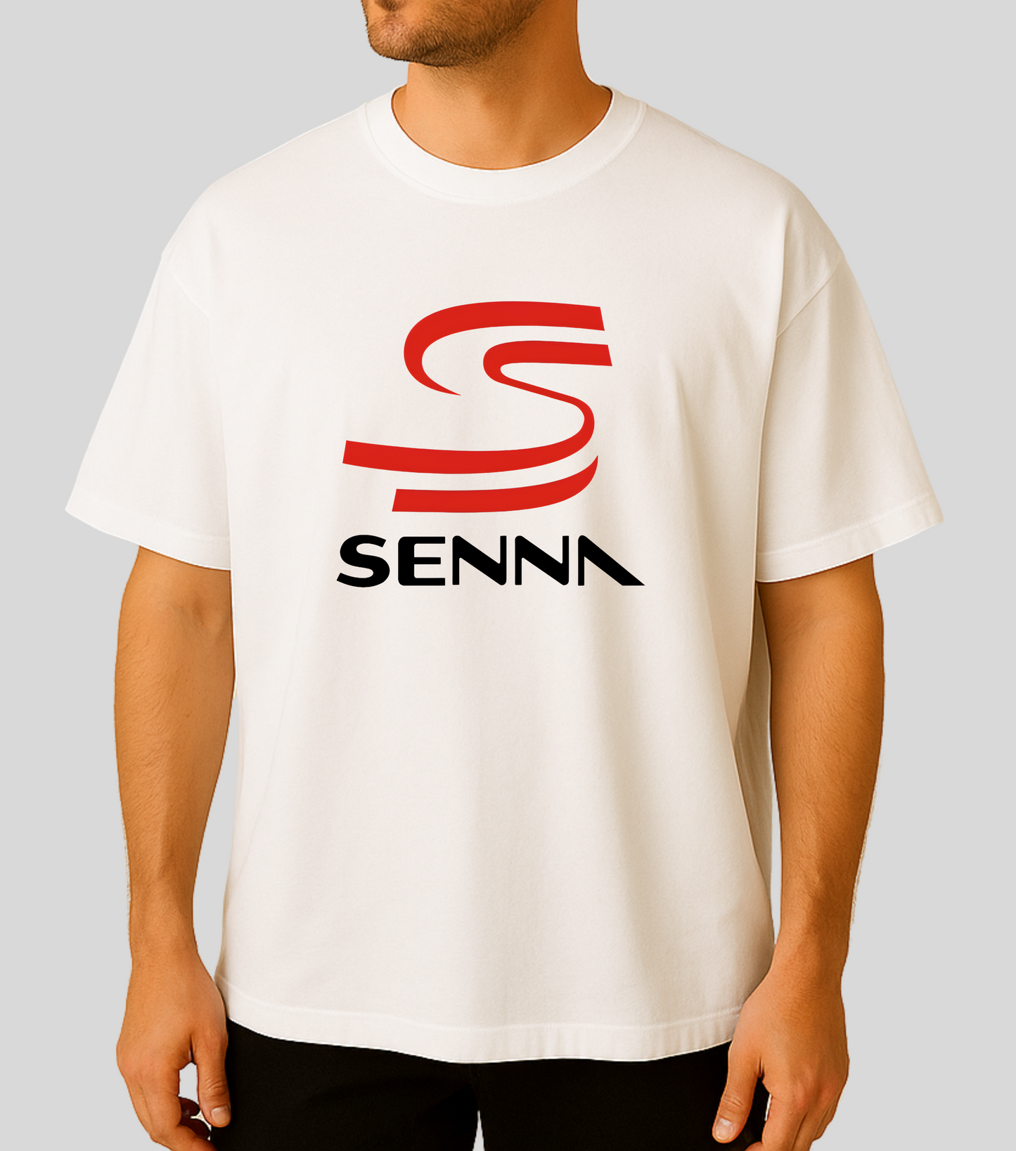 Ayton Sennal ogo white oversized