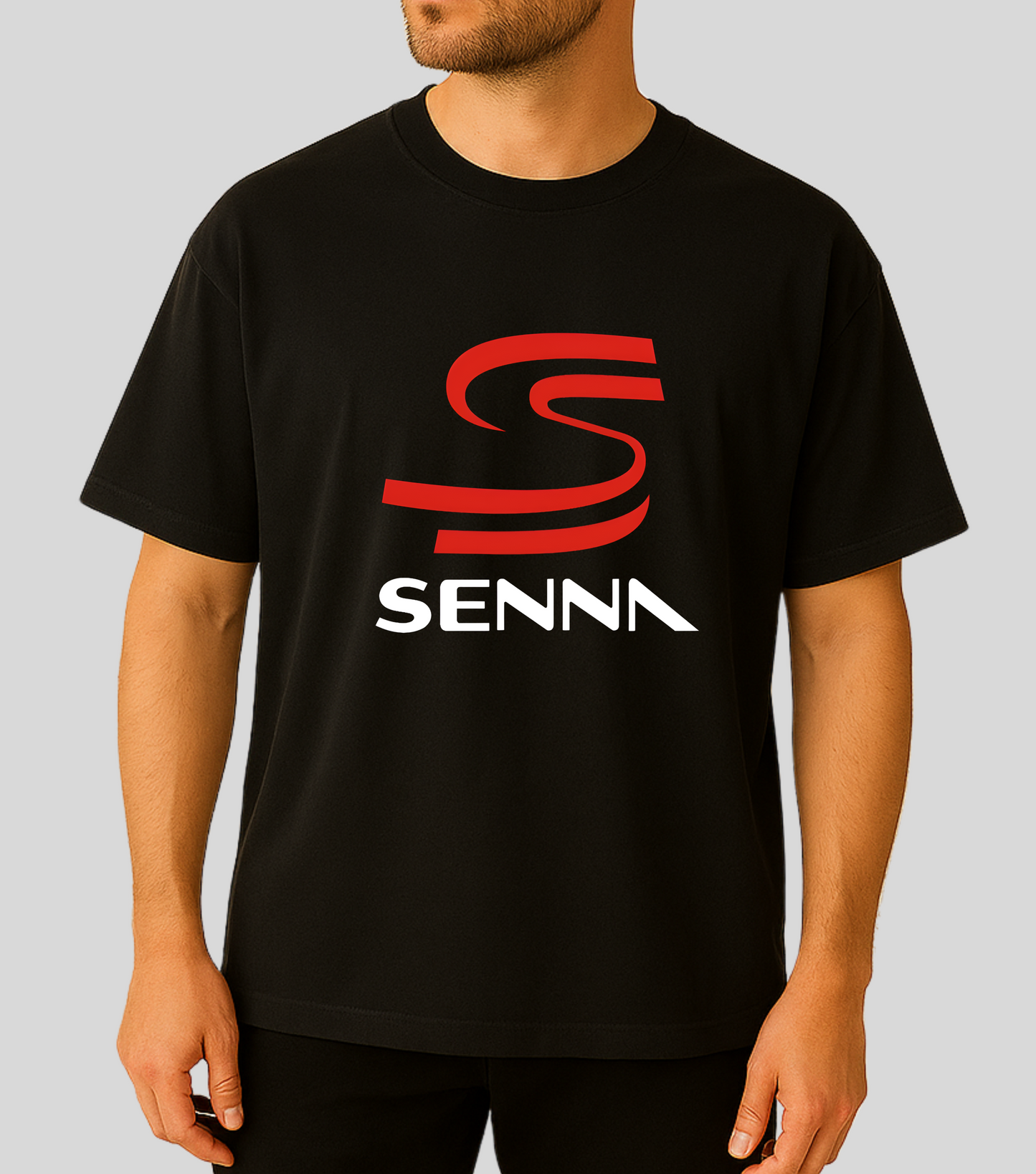 Formula 1 : Ayrton Senna Logo| 100% Cotton | Unisex