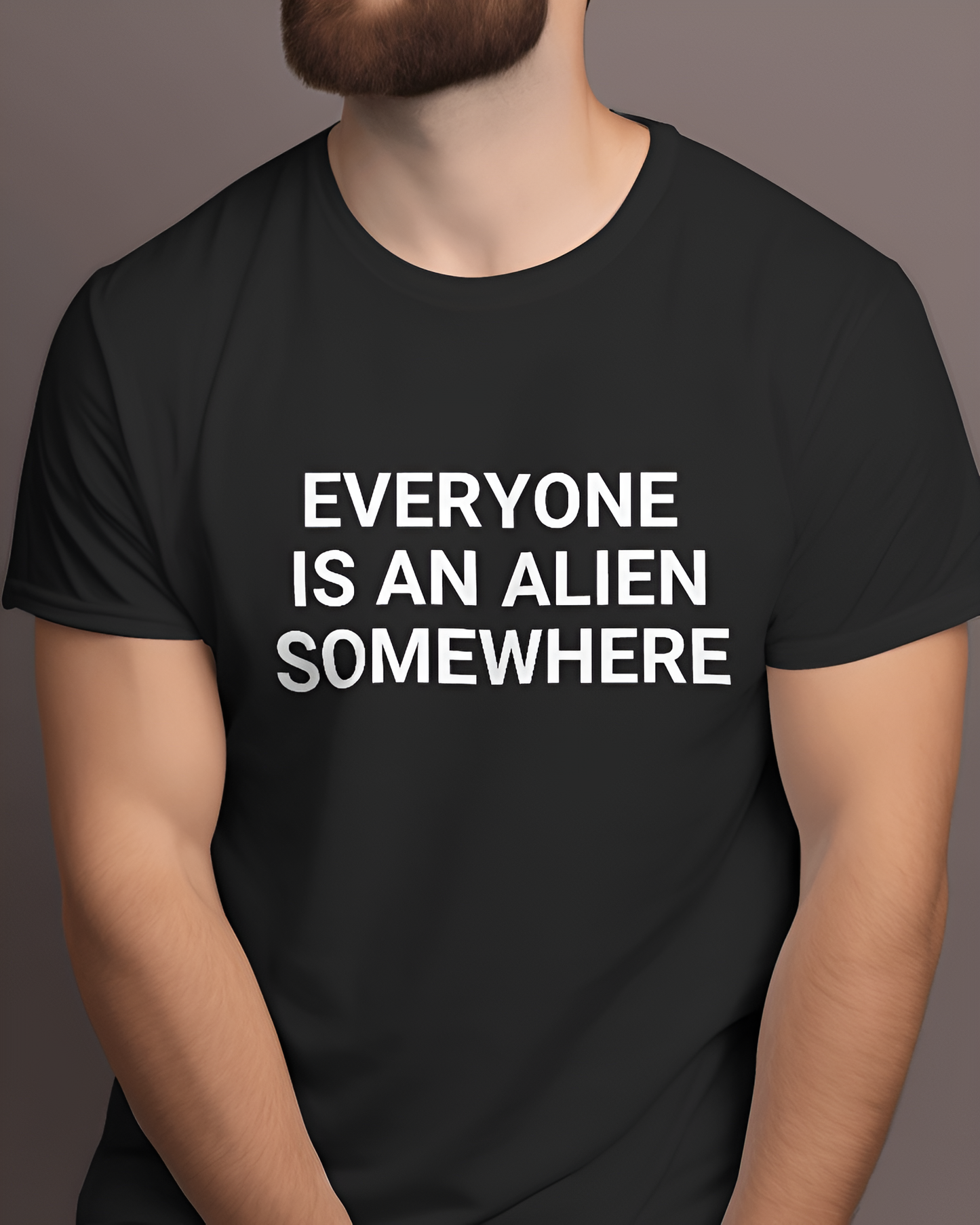 Coldplay tshirt, Everyone is an Alien Somewhere ,black color