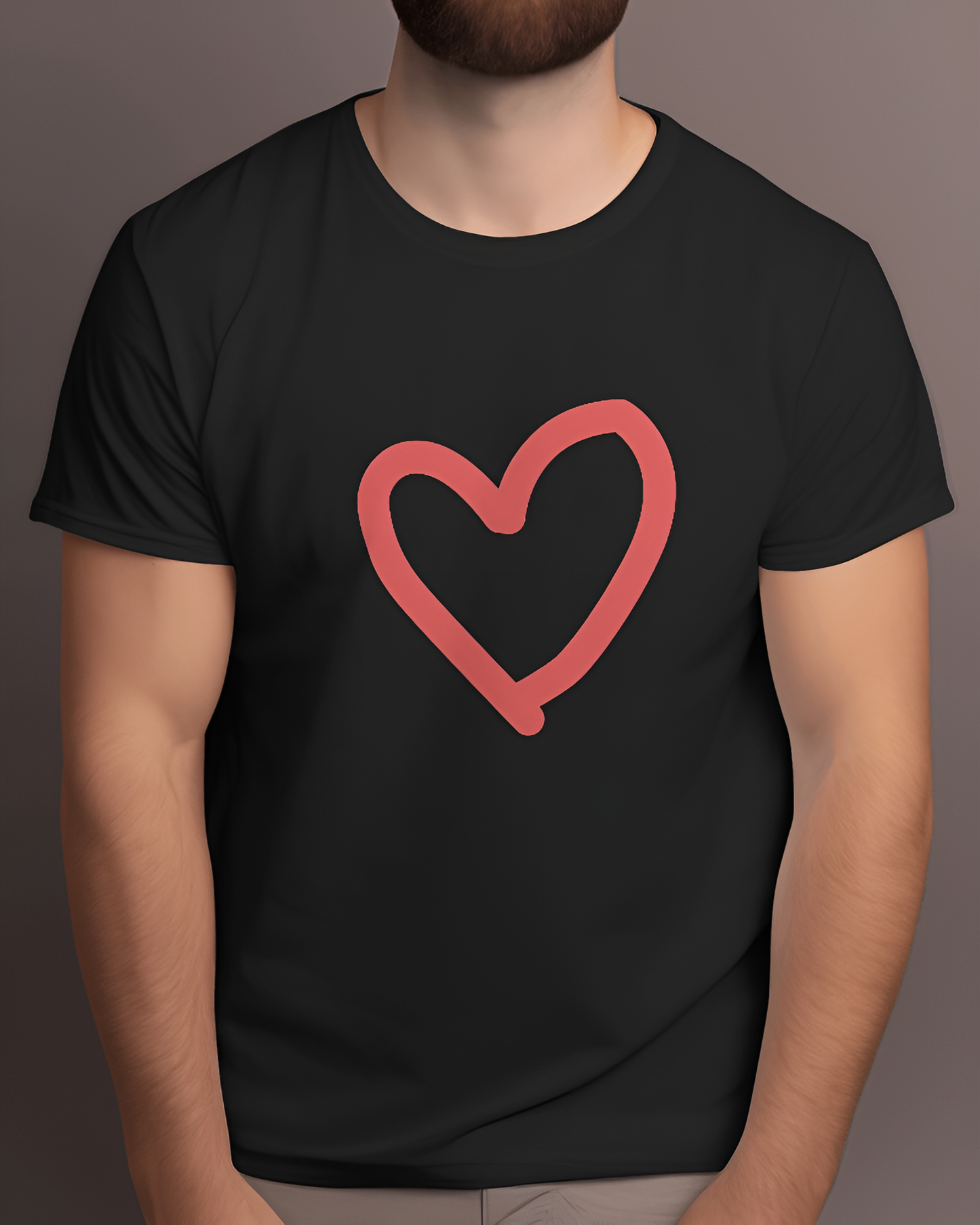 Coldplay tshirt: Heart, black color, moon music