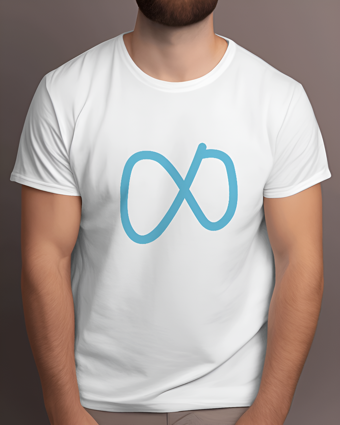 Coldplay tshirt: Infinity, white color ,moon music