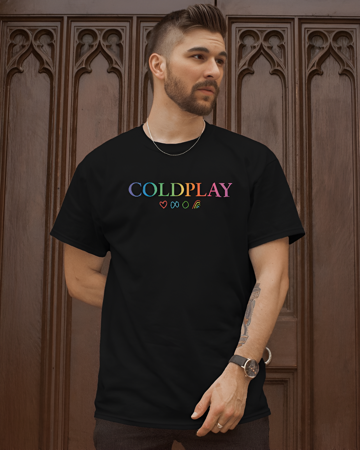 Coldplay: Moon Music ,black color tshirt