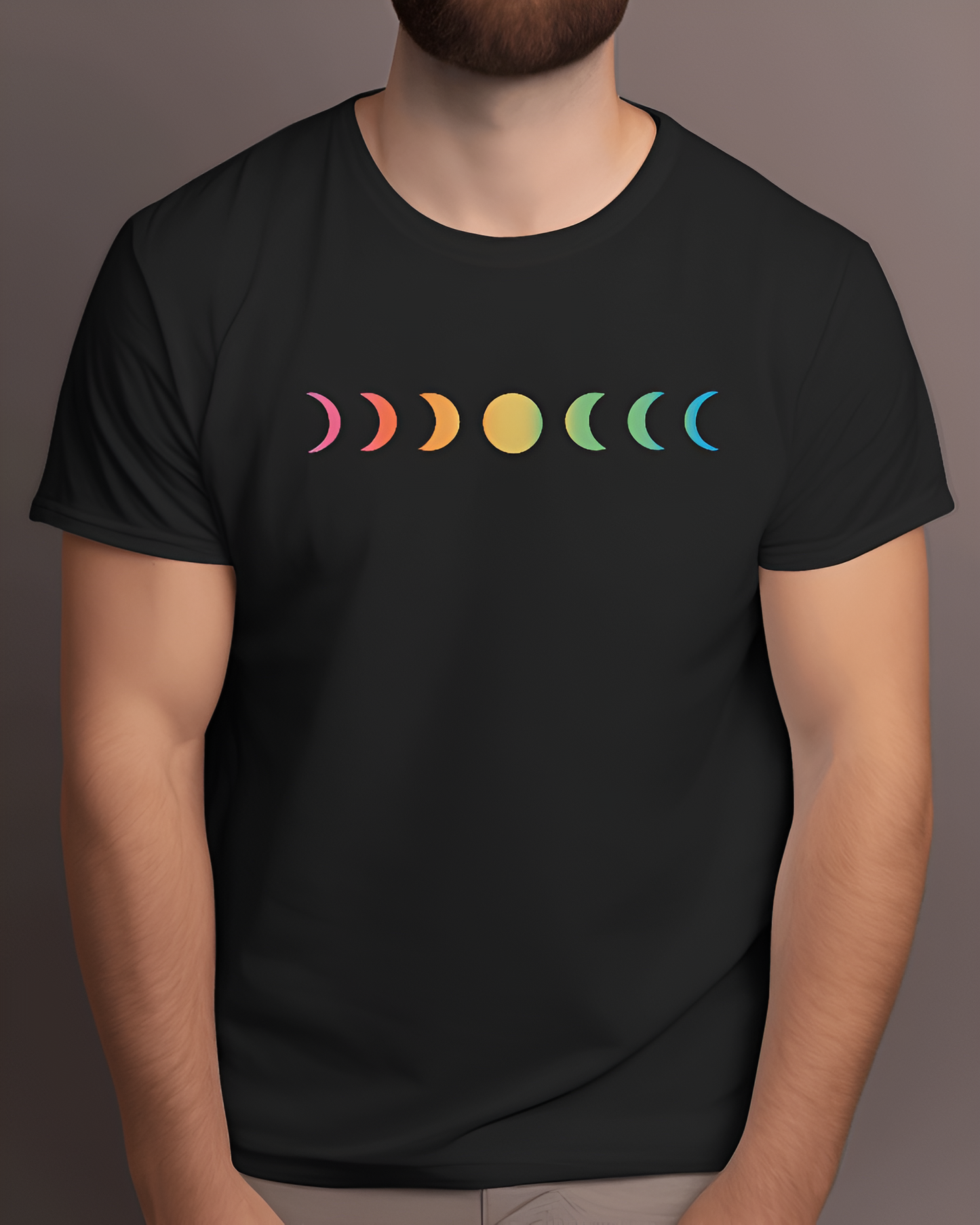 Coldplay tshirt: Moon Music graphics front horizontal, black color