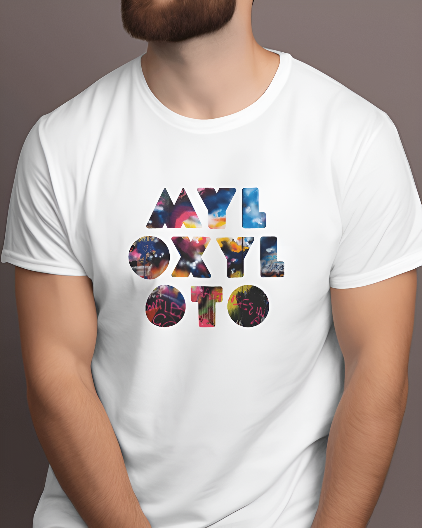 Coldplay: Mylo Xyloto , white color tshirt