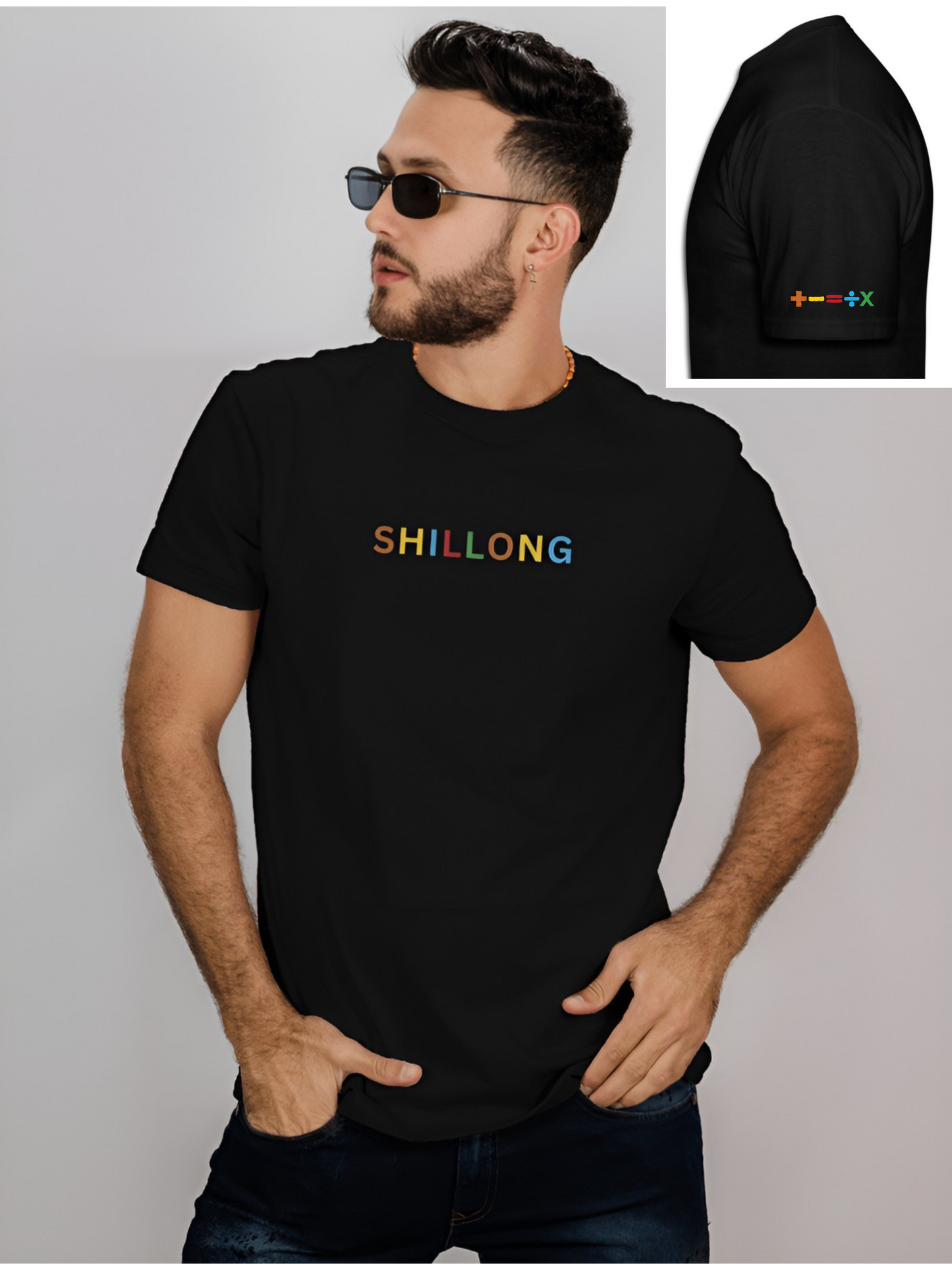 Ed Sheeran: Shillong Concert with Symbols at Sleeves & Back Graphics