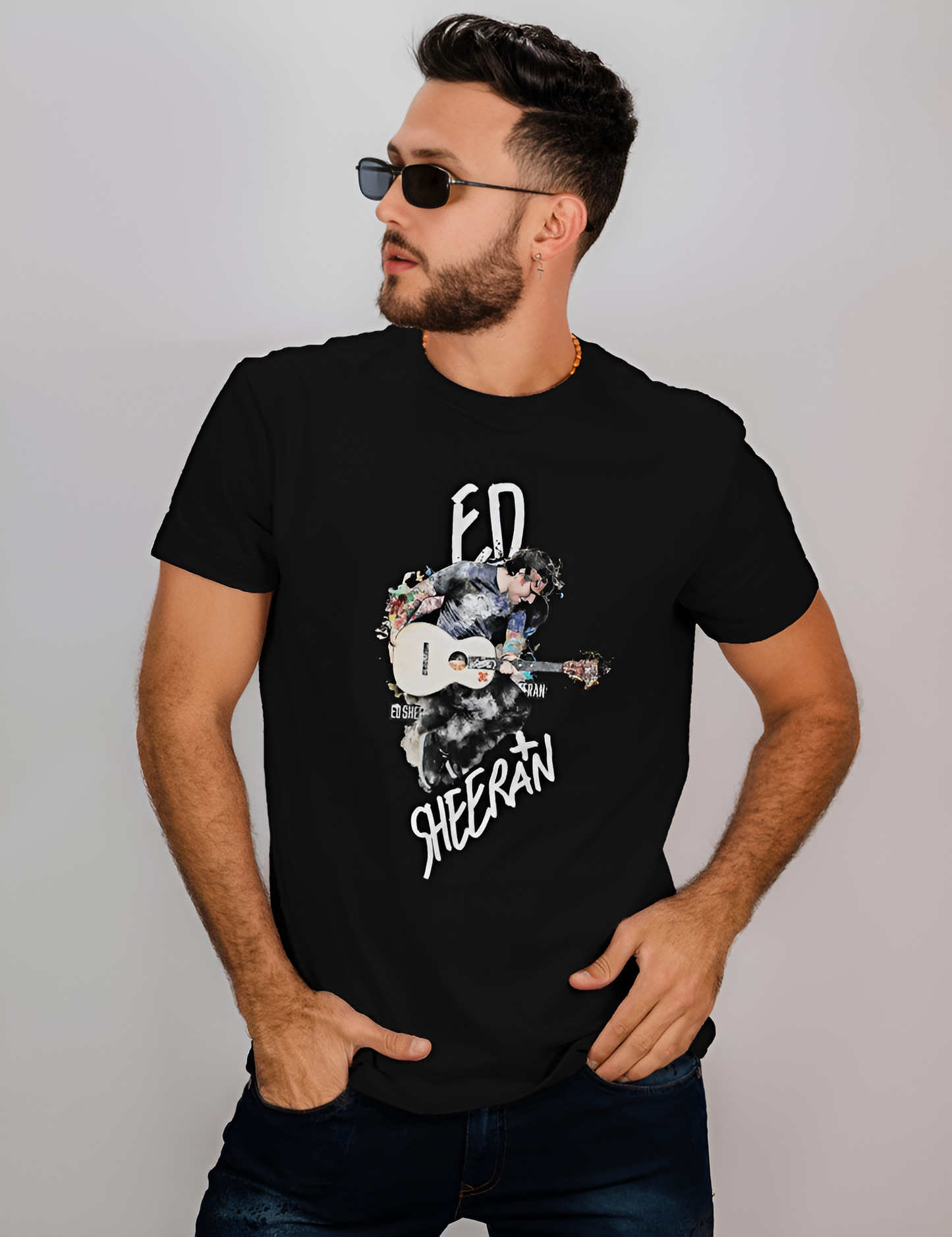 Ed Sheeran tshirt Poster black color