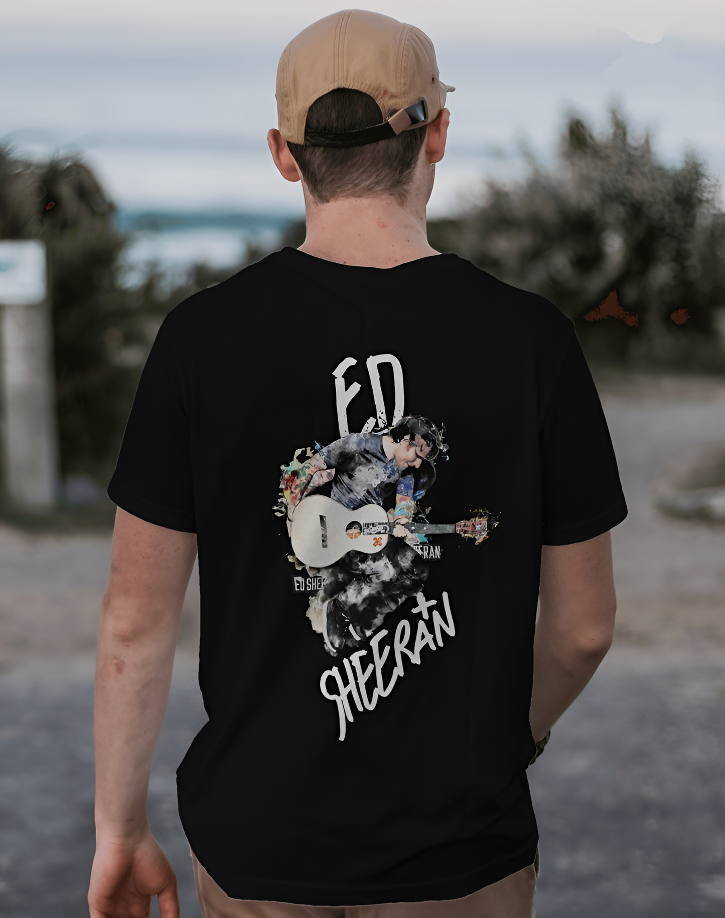 Ed Sheeran tshirt Poster black color