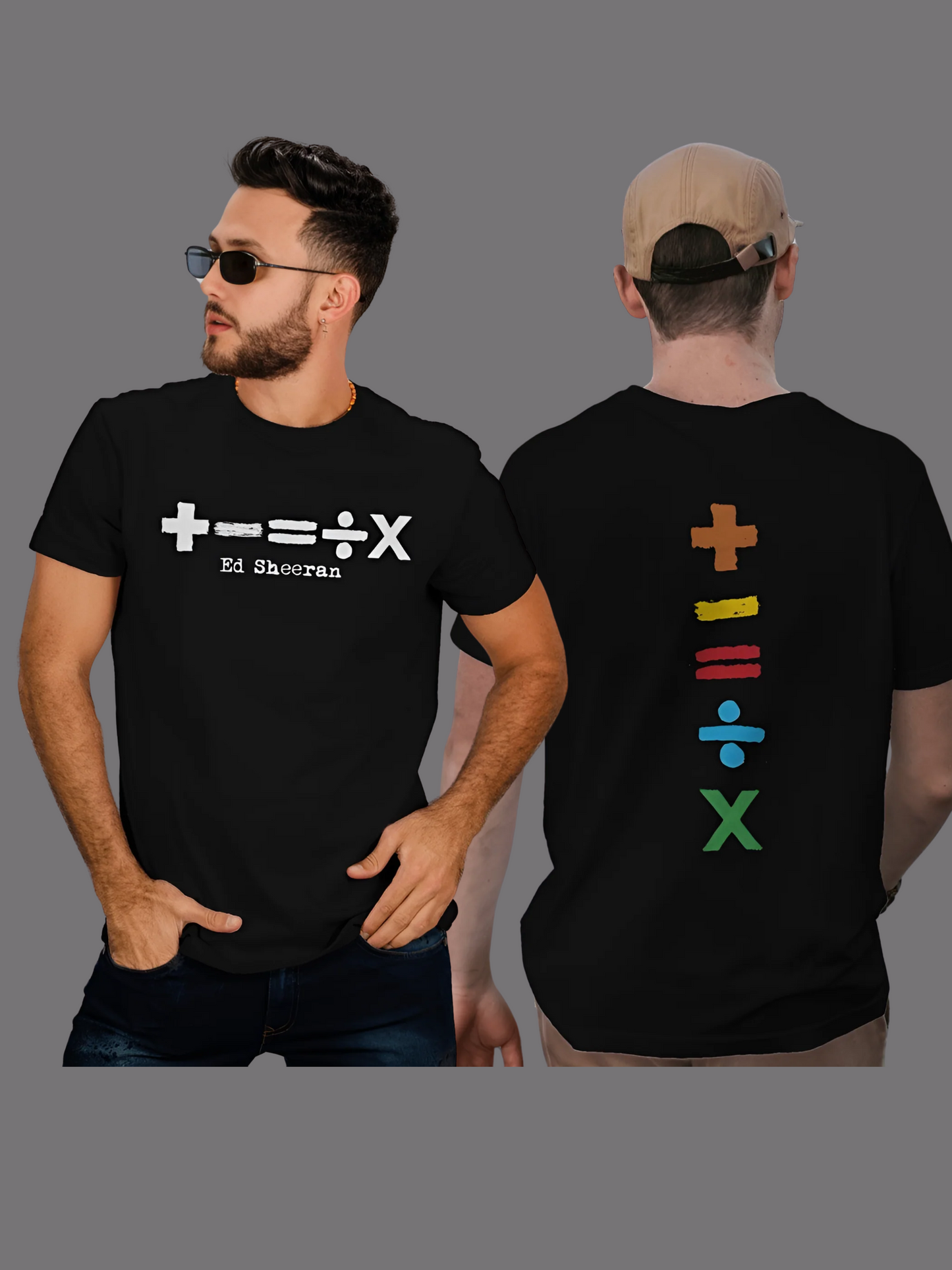 Ed Sheeran: Mathematics Symbols (front & back prints)