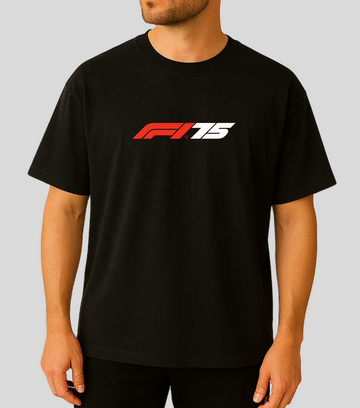 Formula1_75_logo_tshirt_oversized_black