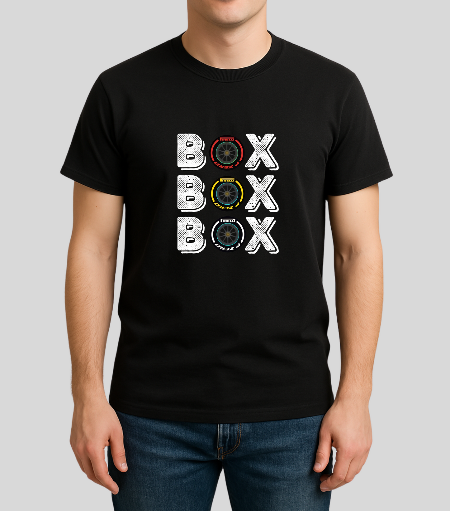 Formula1 Box Box tshirt black