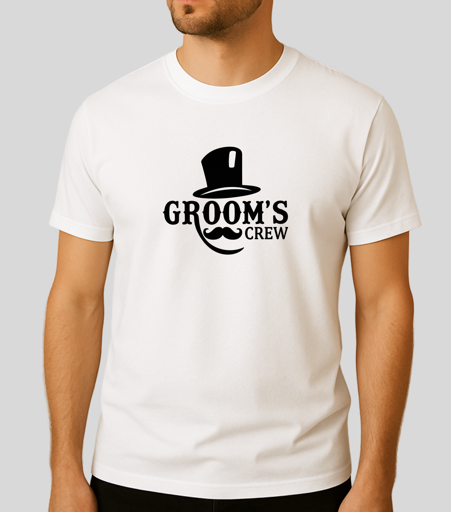 Wedding | Roce : The Groom Crew Hat Tshirt | 100% Cotton | Unisex