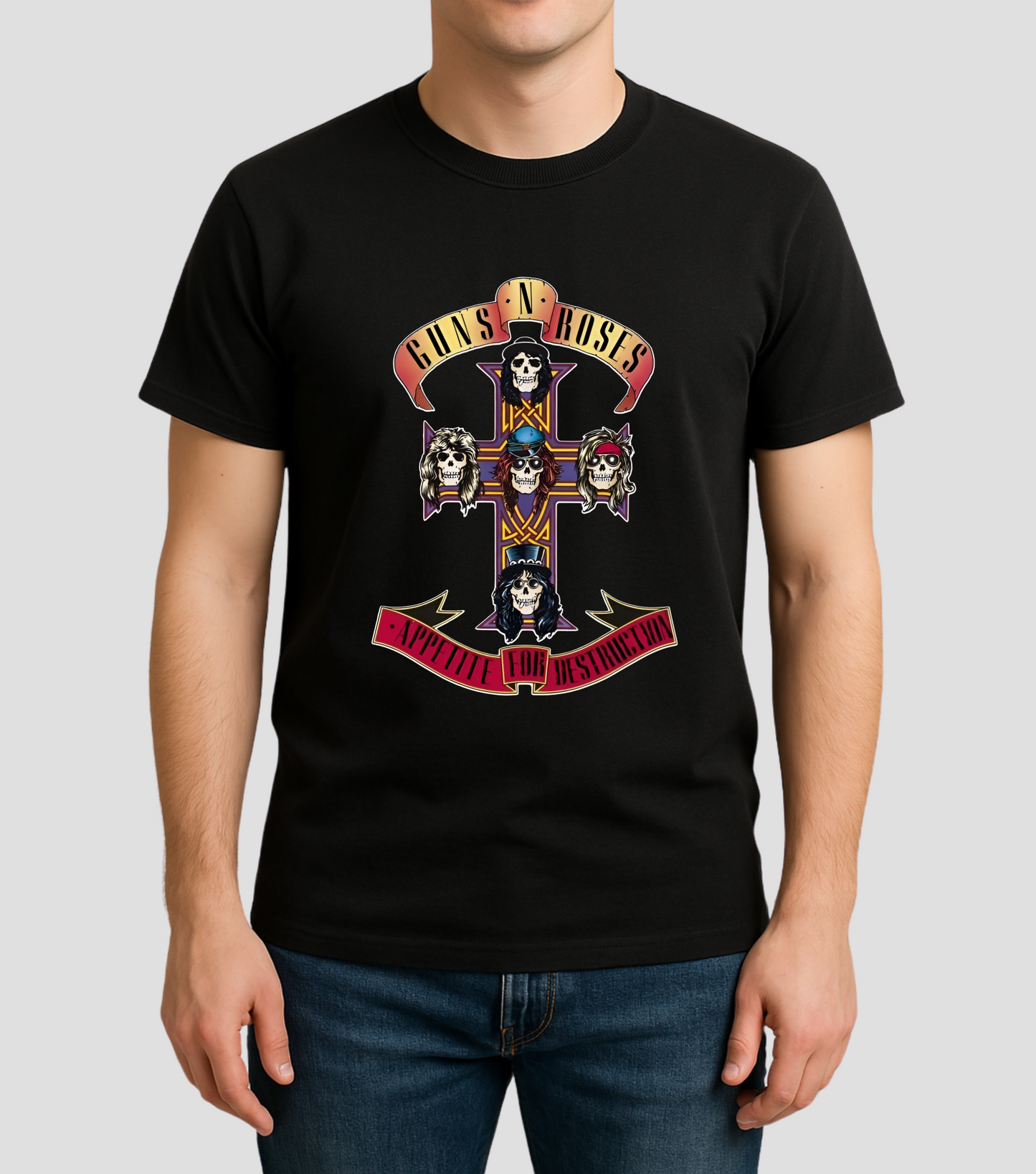 Guns N Roses Appetite for Destruction Front, Tshirt