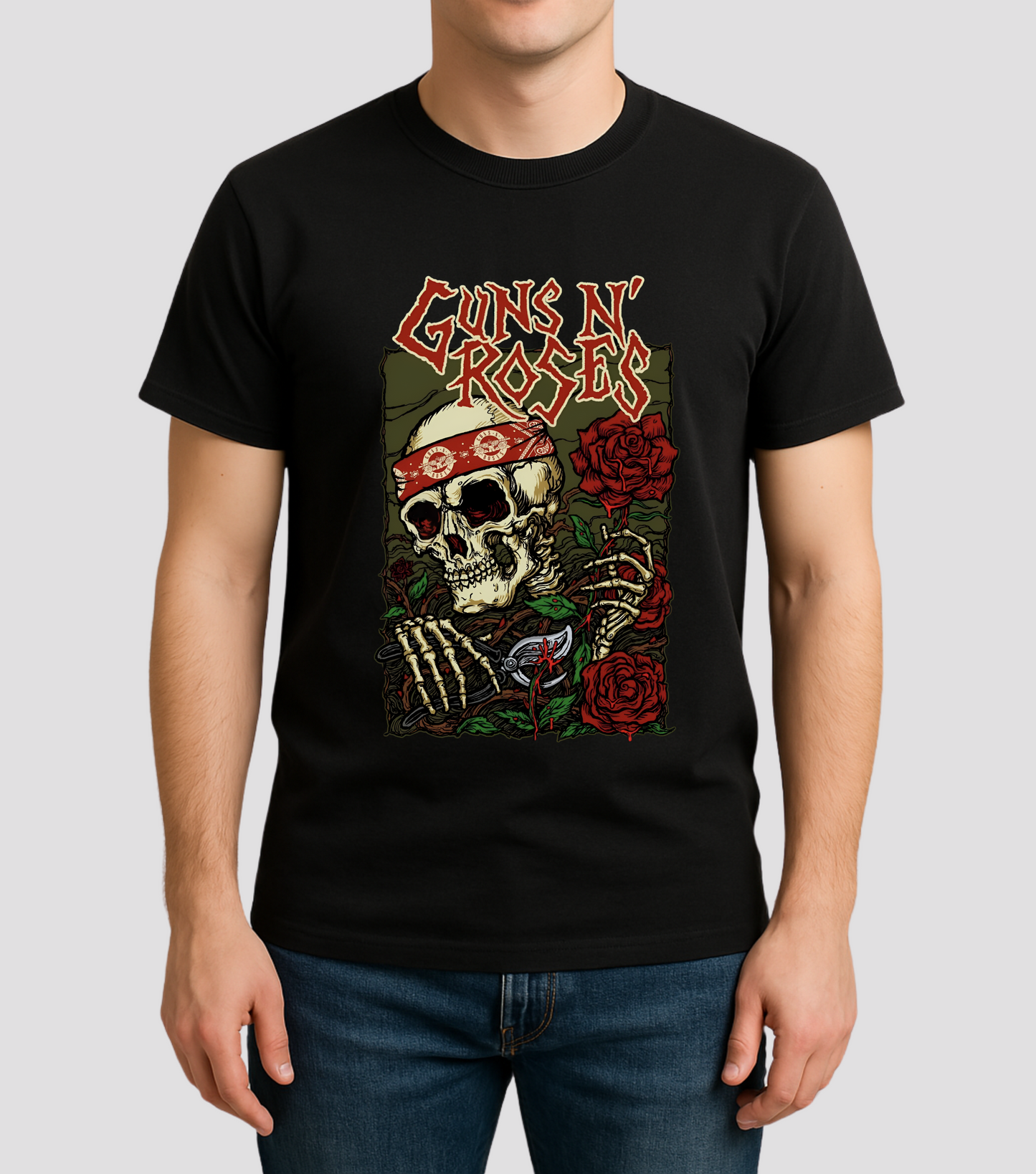 Guns N Roses, T-shirt, Front Graphics