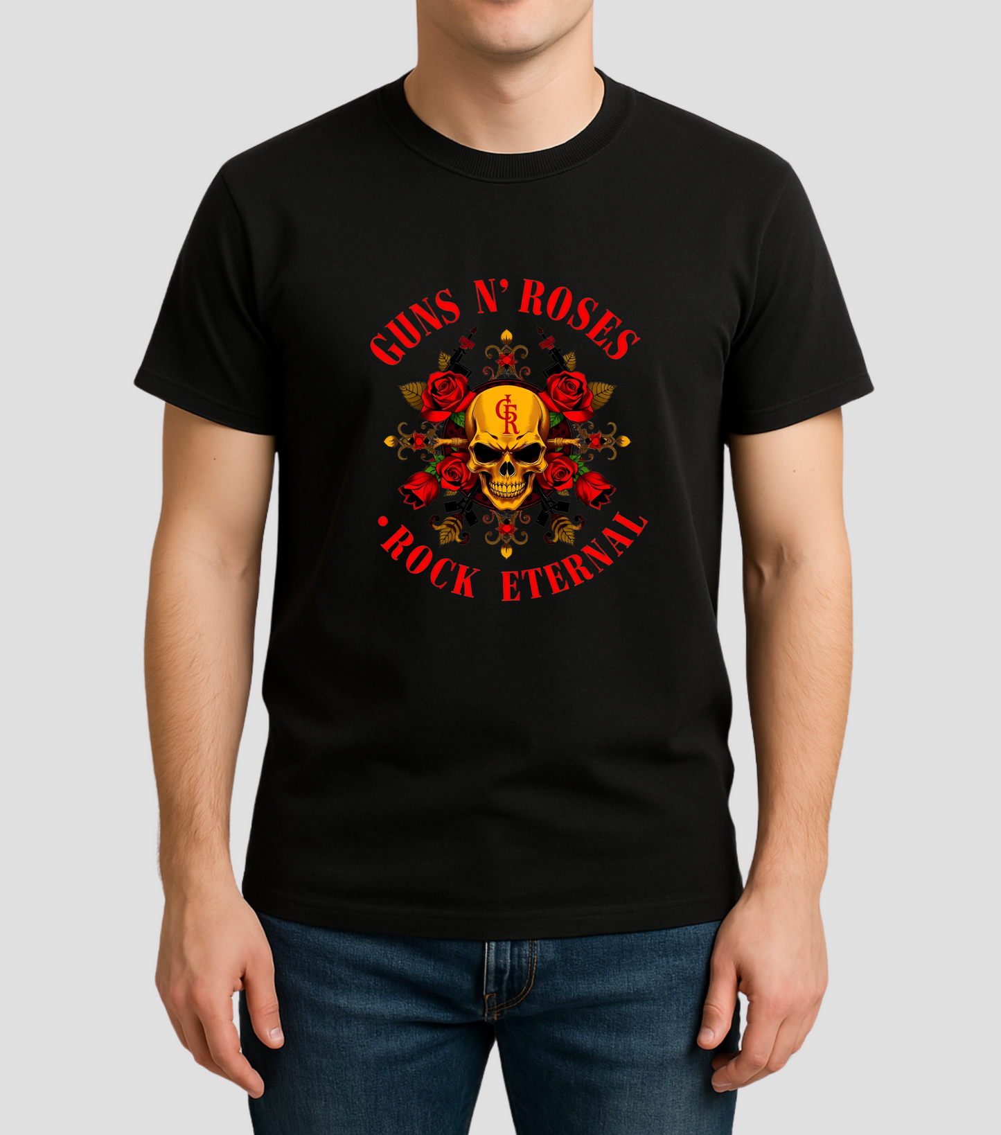 Guns N Roses front graphics, Tshirt