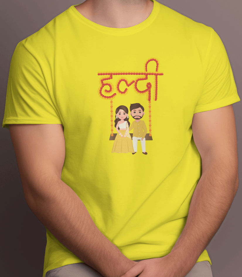Haldi : Bride and Groom