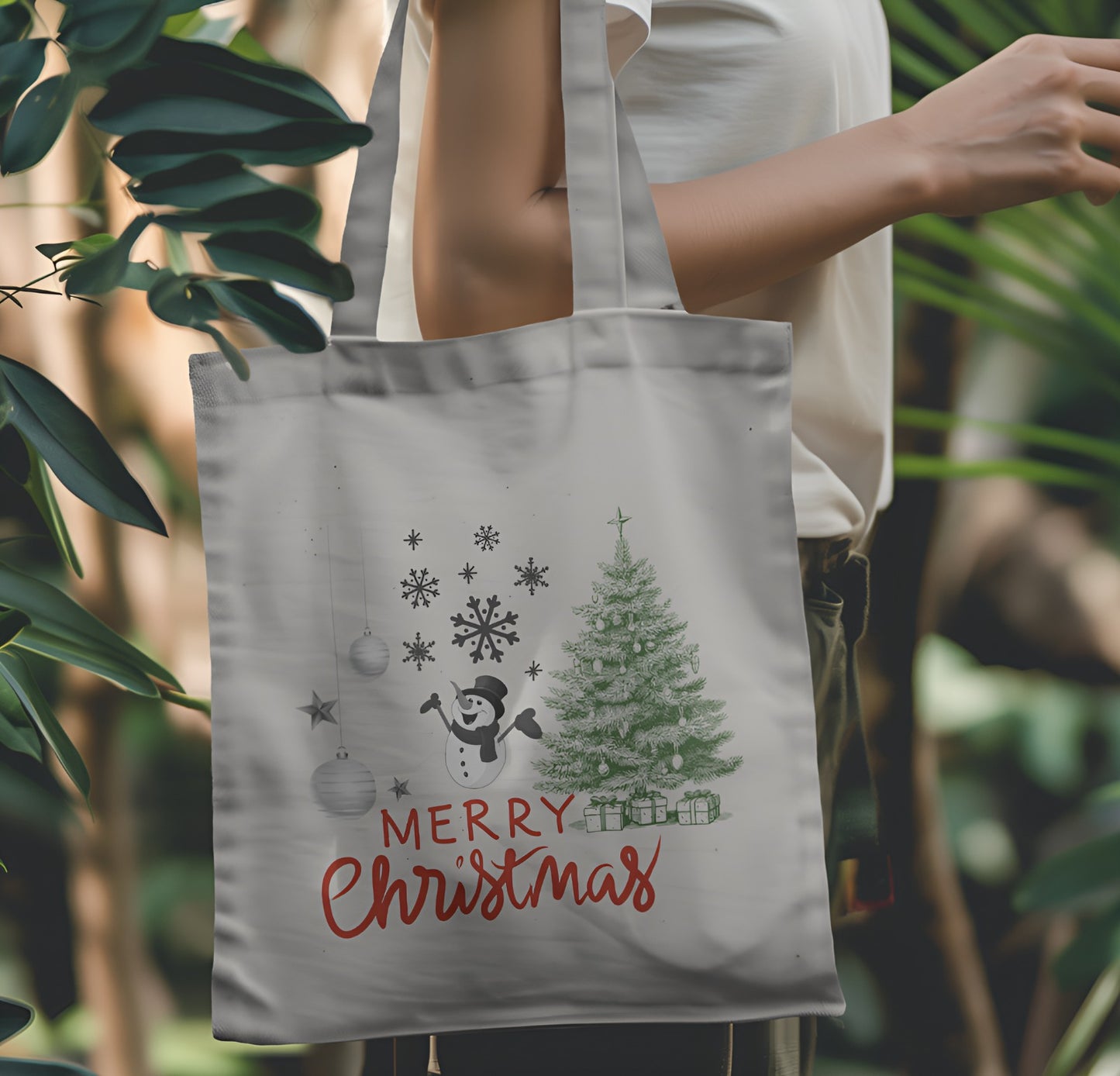 Tote Bag: Snowman
