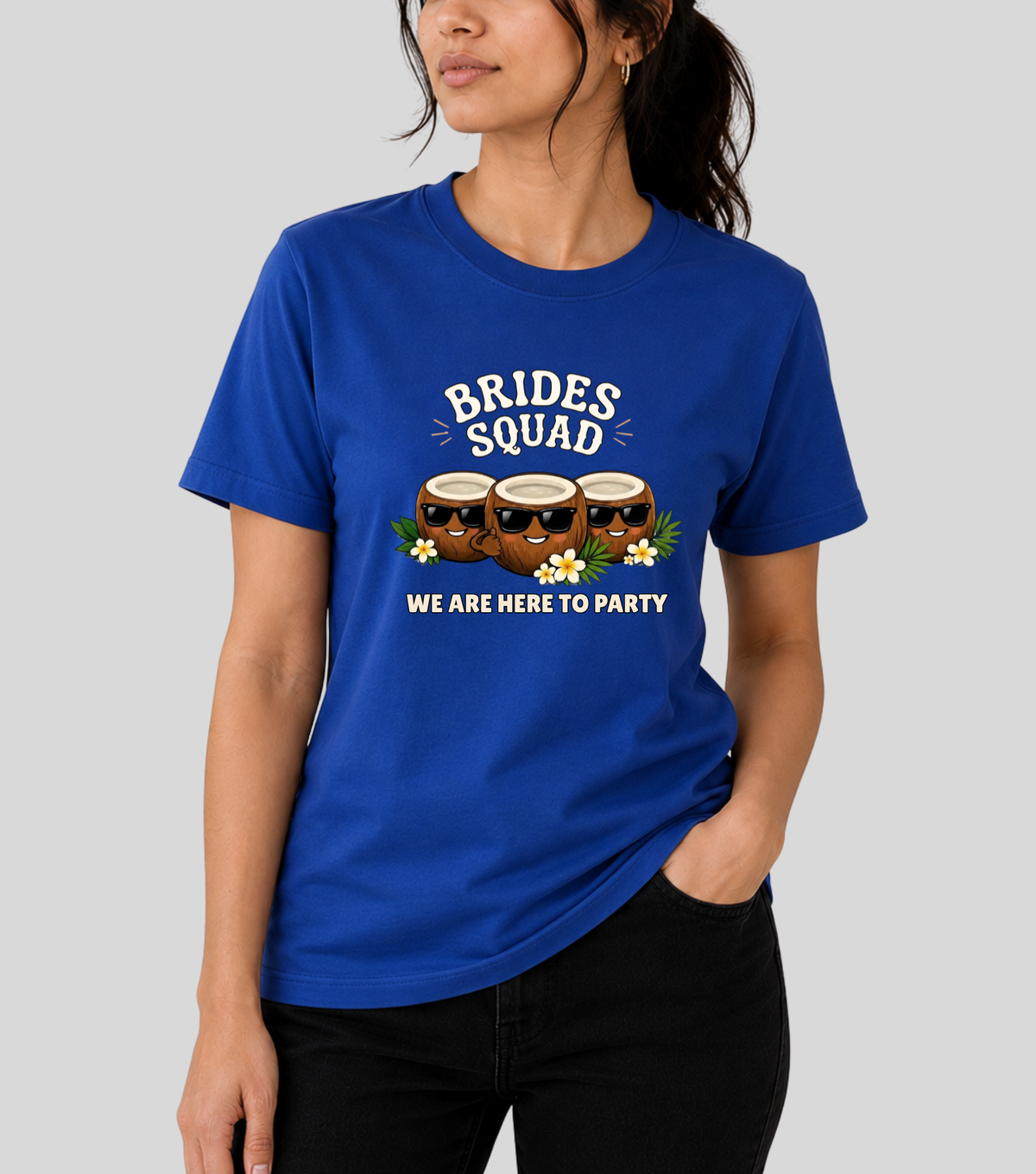 Wedding | Roce : Bride Squad Coconut Tshirt | 100% Cotton | Unisex