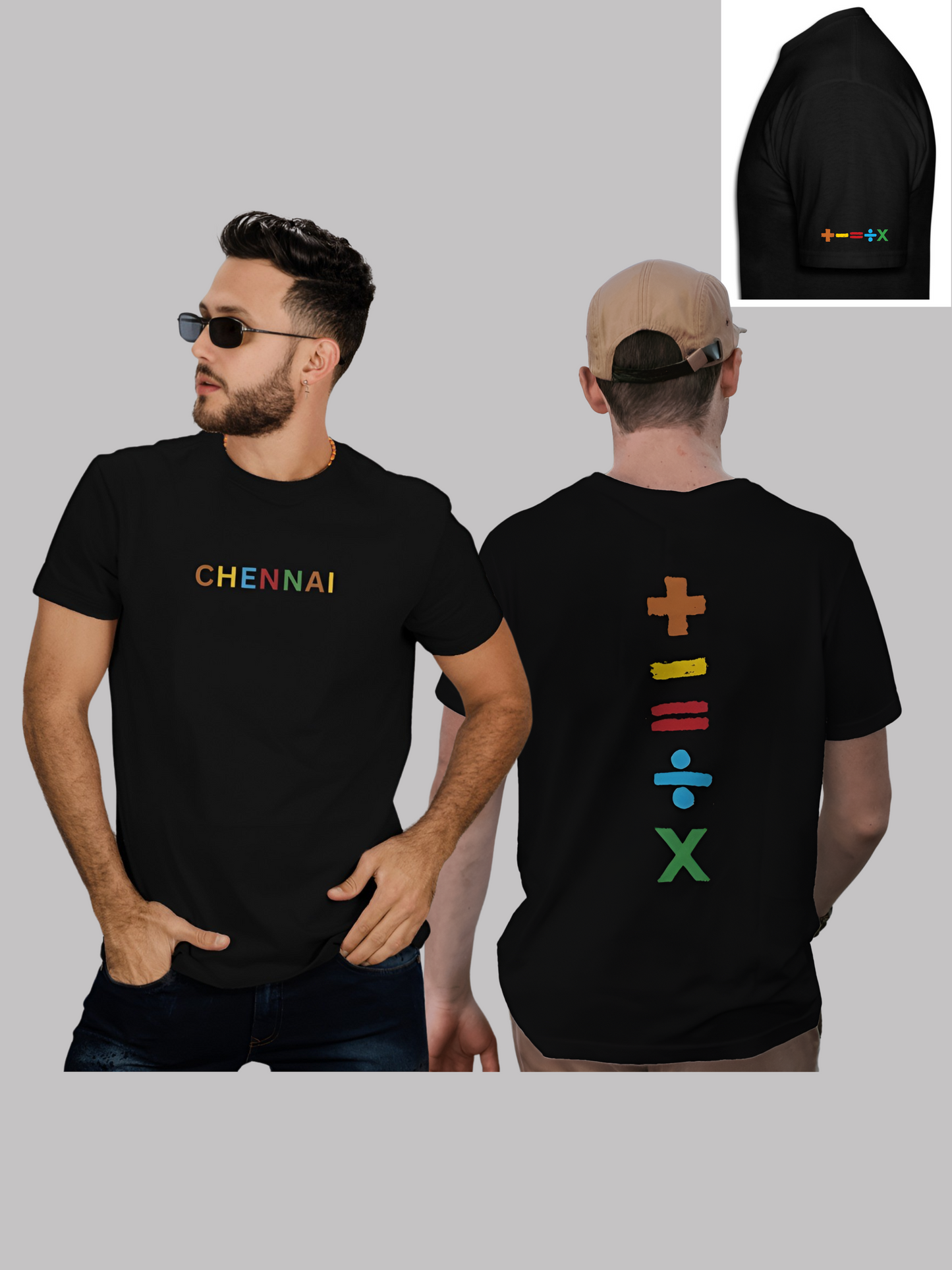 Ed Sheeran: Chennai Concert with Symbols at Sleeves & Back Graphics