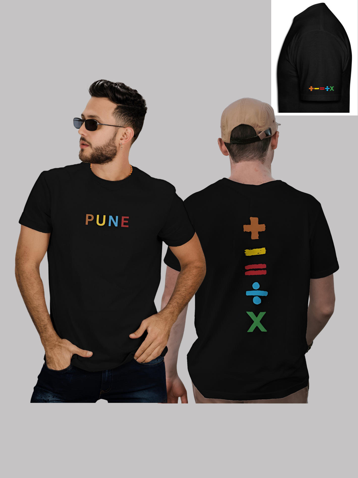 Ed Sheeran: Pune Concert with Symbols at Sleeves & Back Graphics
