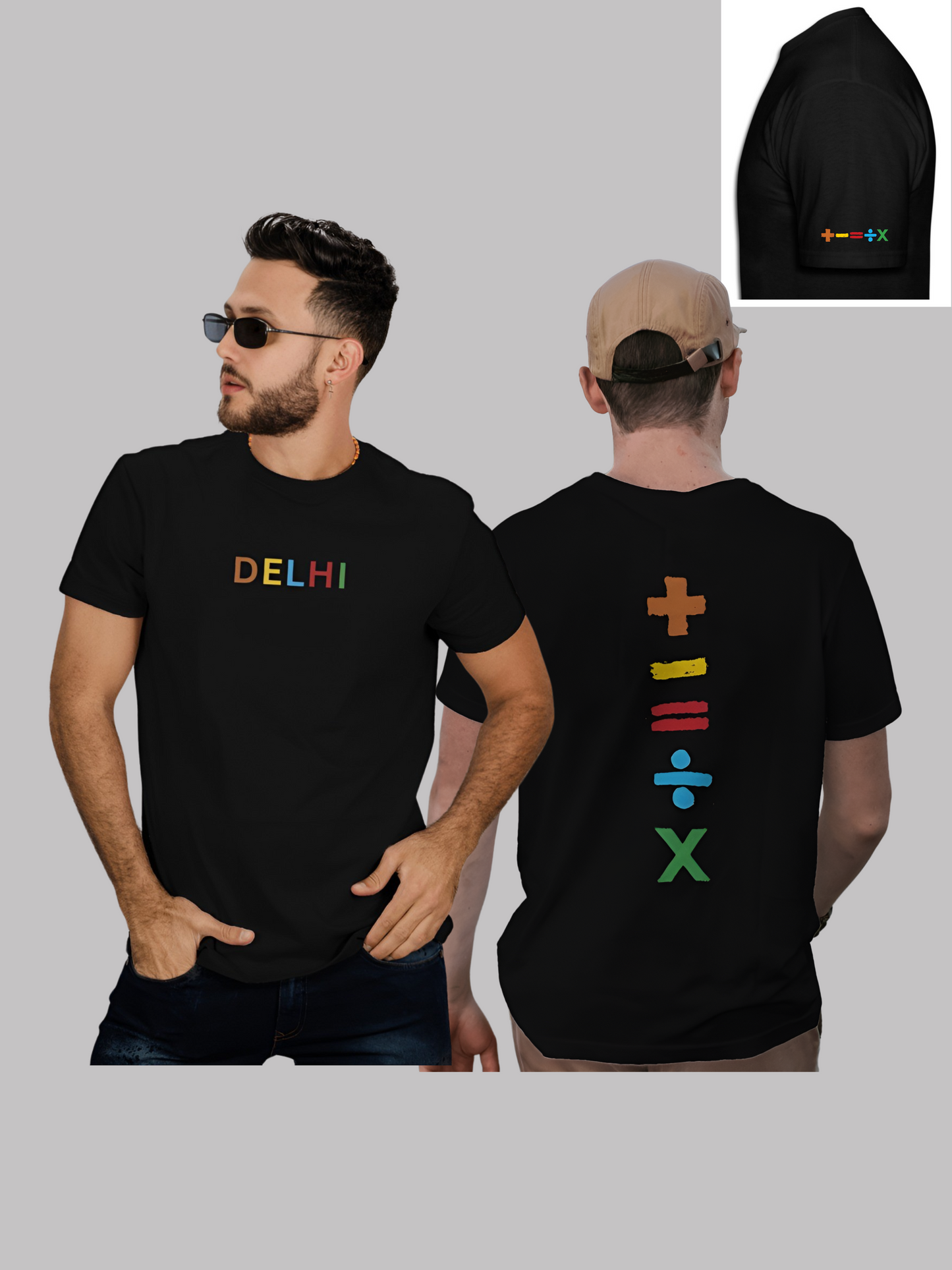 Ed Sheeran: Delhi Concert with Symbols at Sleeves & Back Graphics