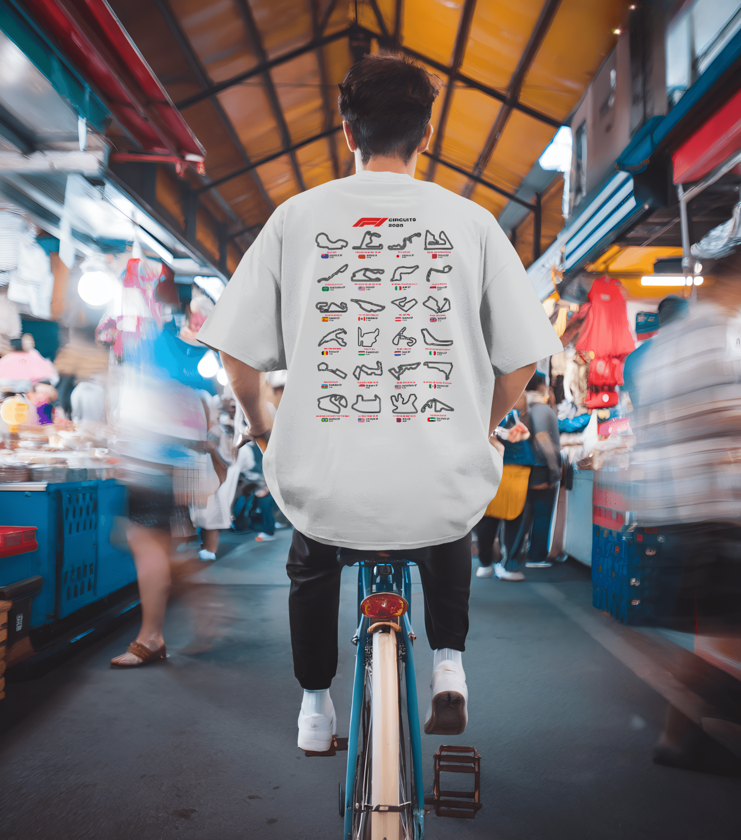 Formula 1 : Formula 1 Circuits/Tracks 2025| 100% Cotton | Unisex
