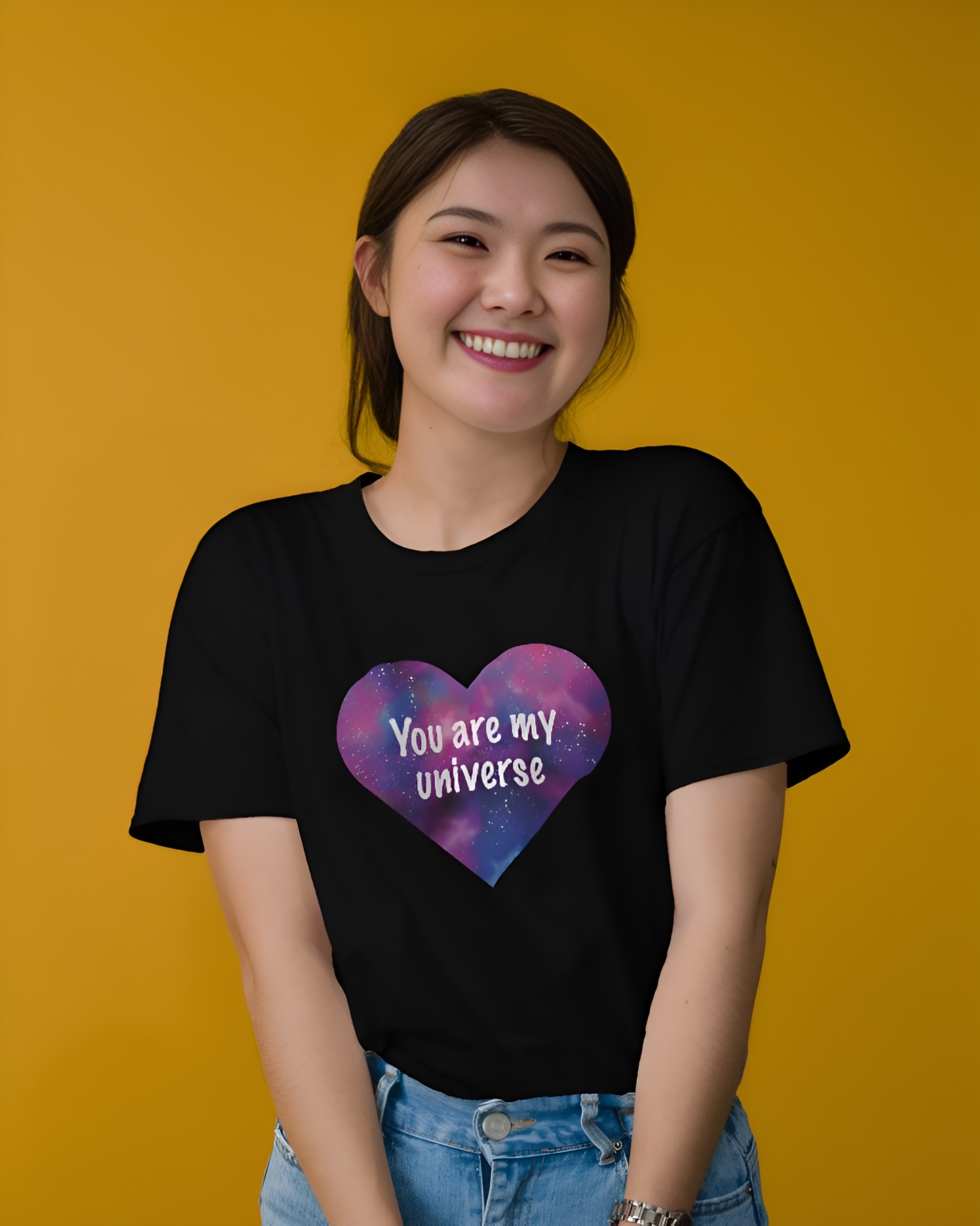 Coldplay: You Are My Universe, balck color tshirt