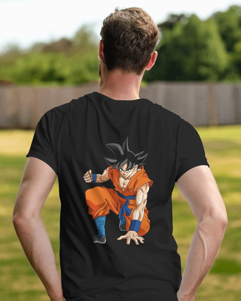 Anime:  Goku. Black color tshirt