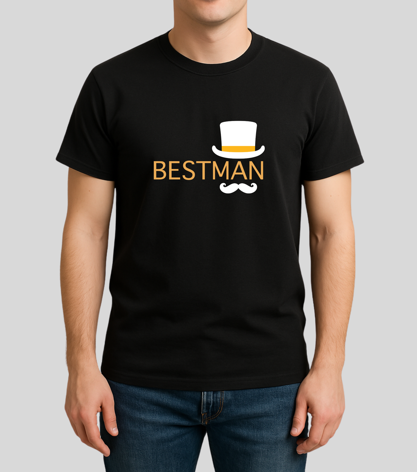 Wedding | Roce : Bestman Hat Tshirt | 100% Cotton | Unisex