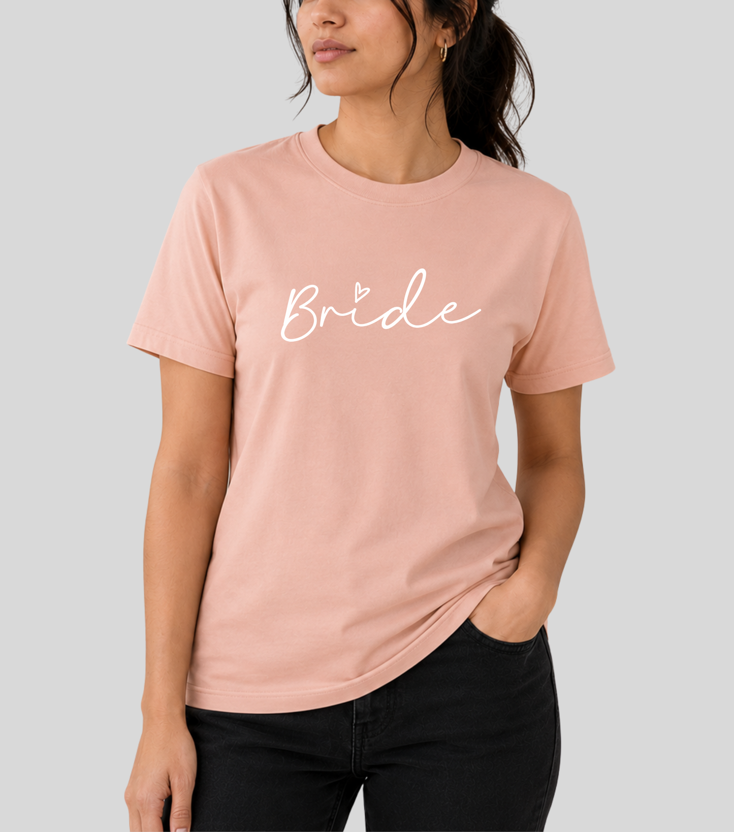 Wedding | Roce : Bride Wording Tshirt | 100% Cotton | Unisex