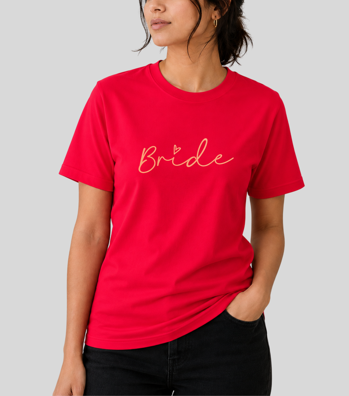 Wedding | Roce : Bride Wording Tshirt | 100% Cotton | Unisex