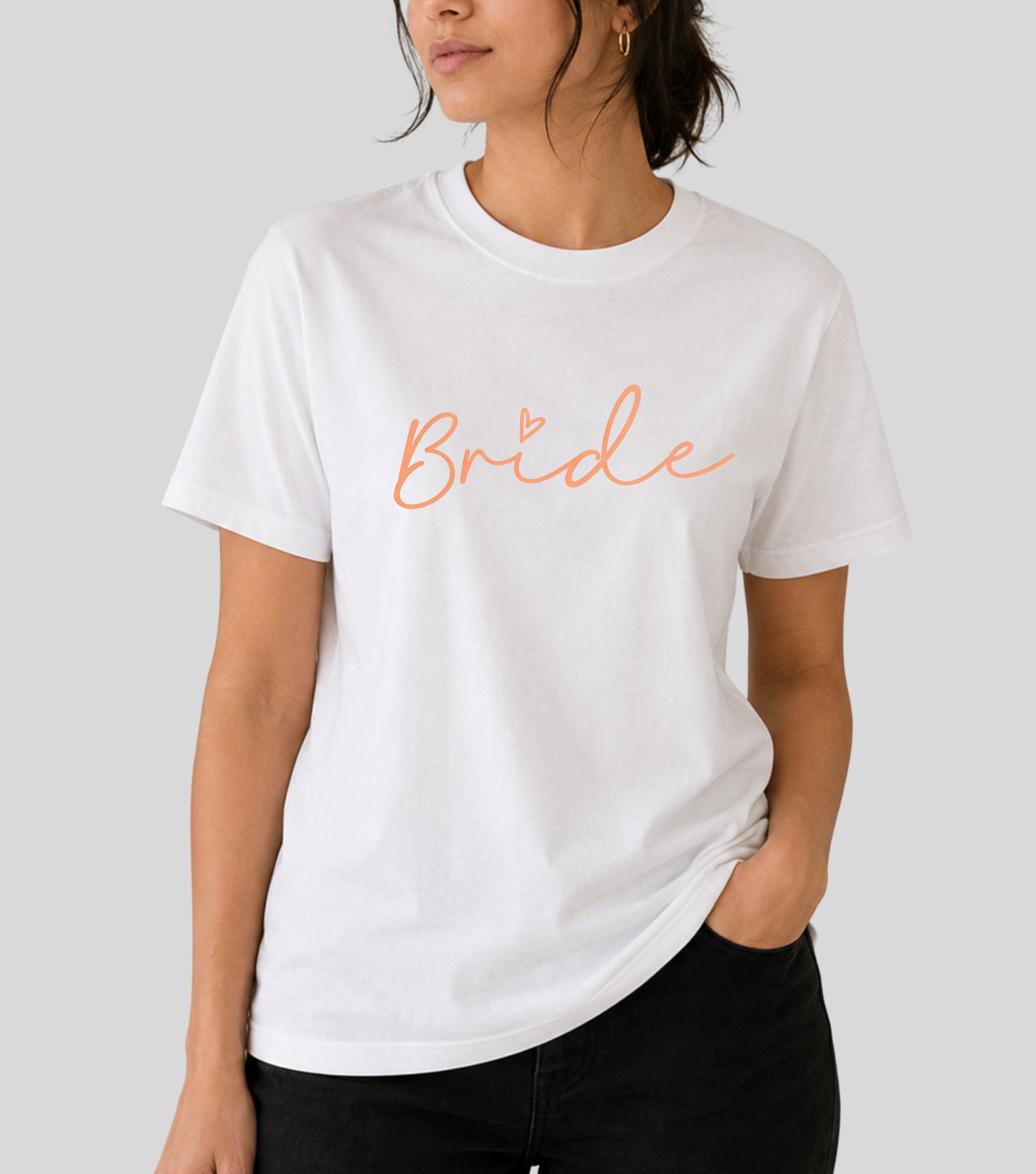Wedding | Roce : Bride Wording Tshirt | 100% Cotton | Unisex