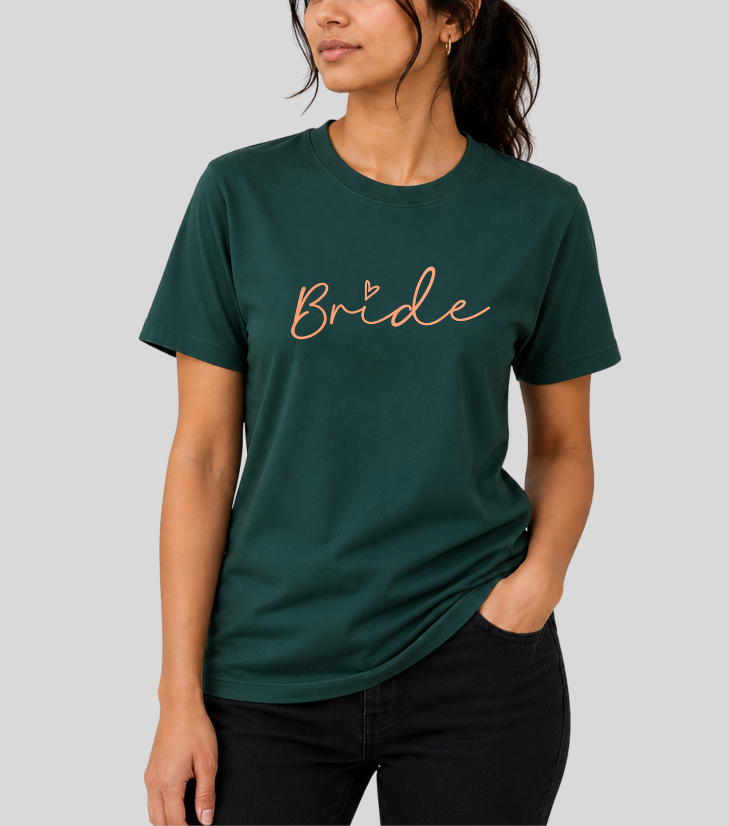 Wedding | Roce : Bride Wording Tshirt | 100% Cotton | Unisex