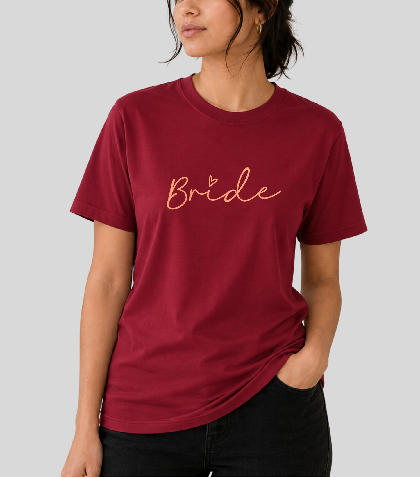 Wedding | Roce : Bride Wording Tshirt | 100% Cotton | Unisex