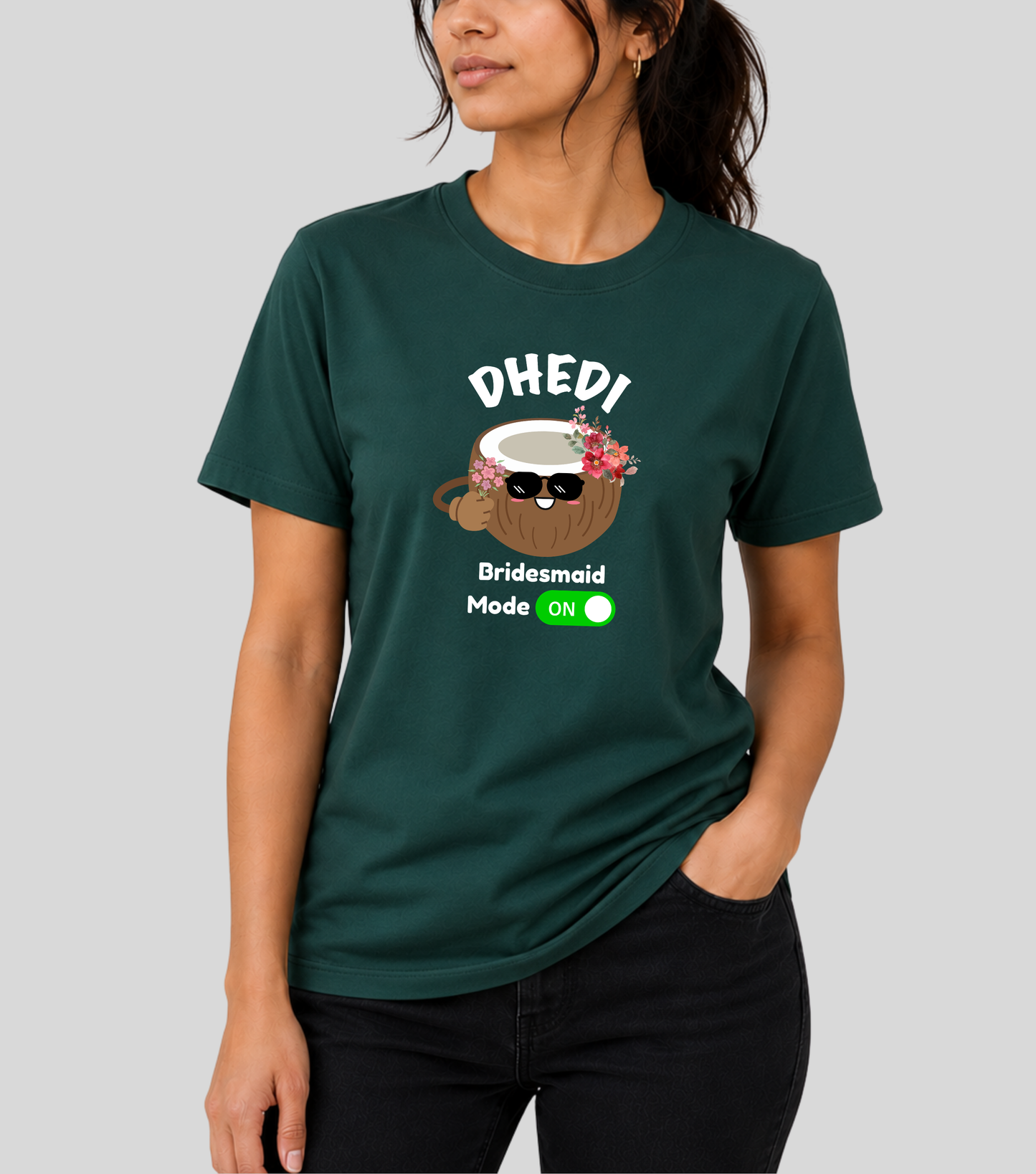 Wedding | Roce : Dhedi Coconut Tshirt | 100% Cotton | Unisex