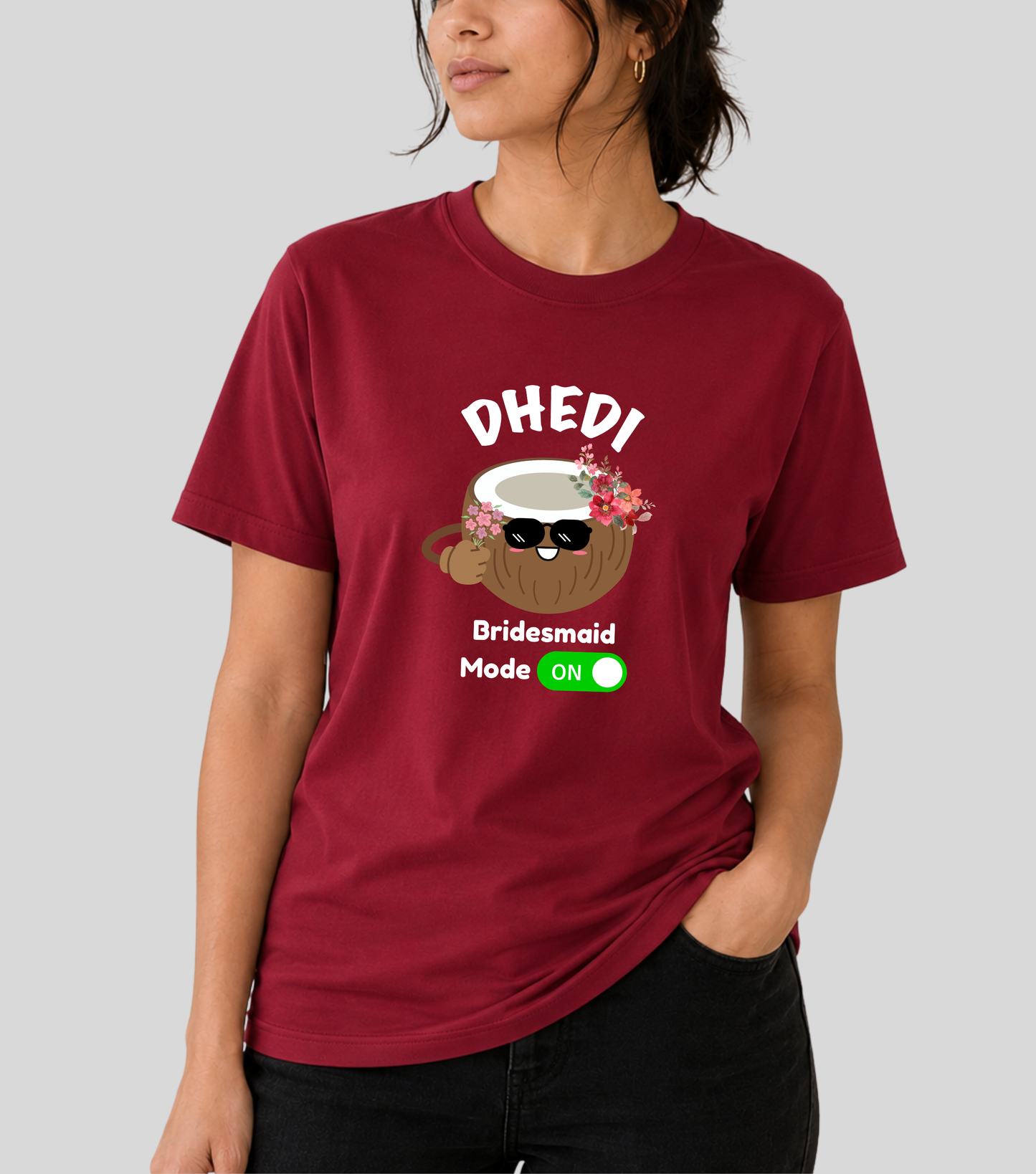 Wedding | Roce : Dhedi Coconut Tshirt | 100% Cotton | Unisex