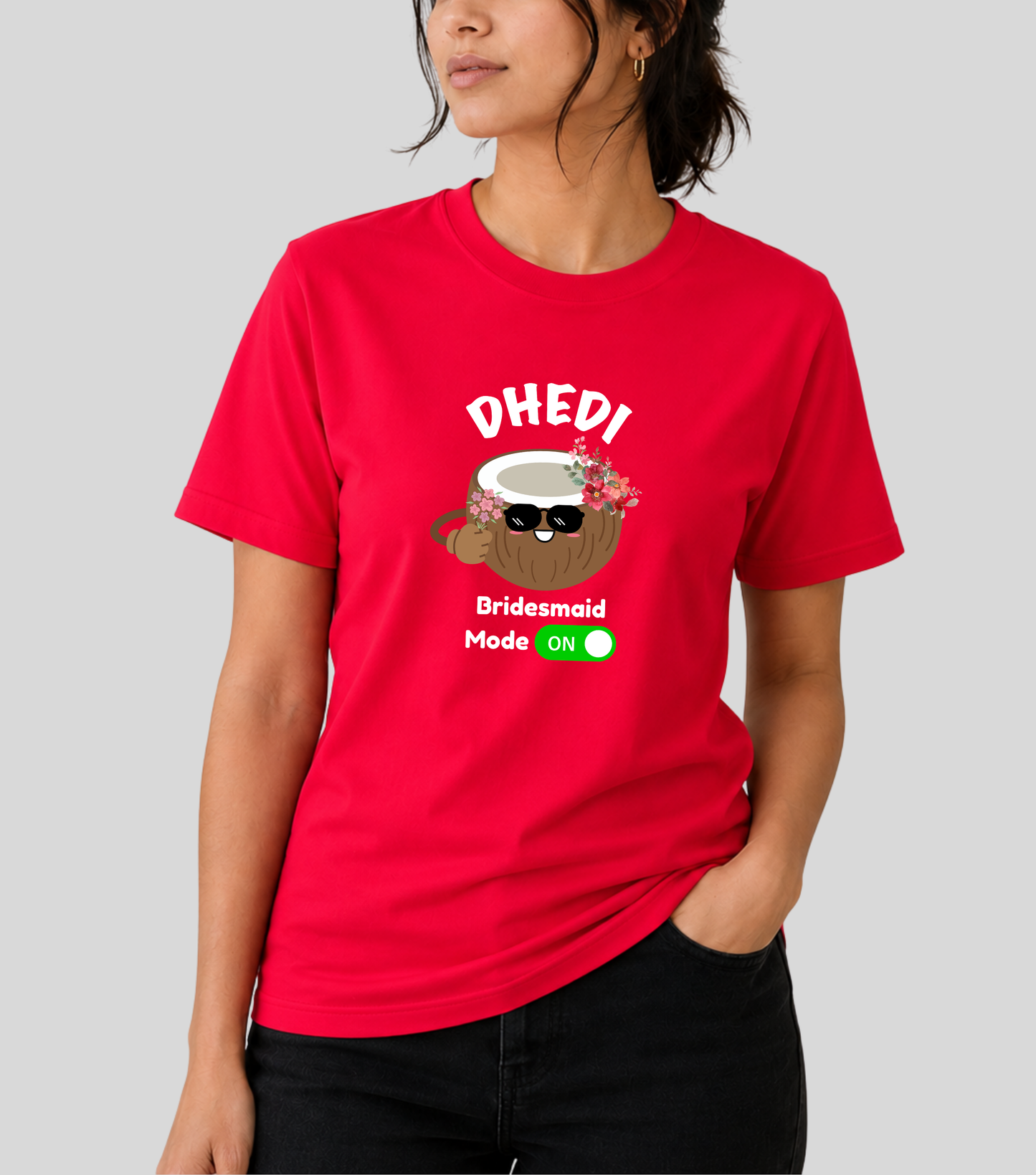 Wedding | Roce : Dhedi Coconut Tshirt | 100% Cotton | Unisex
