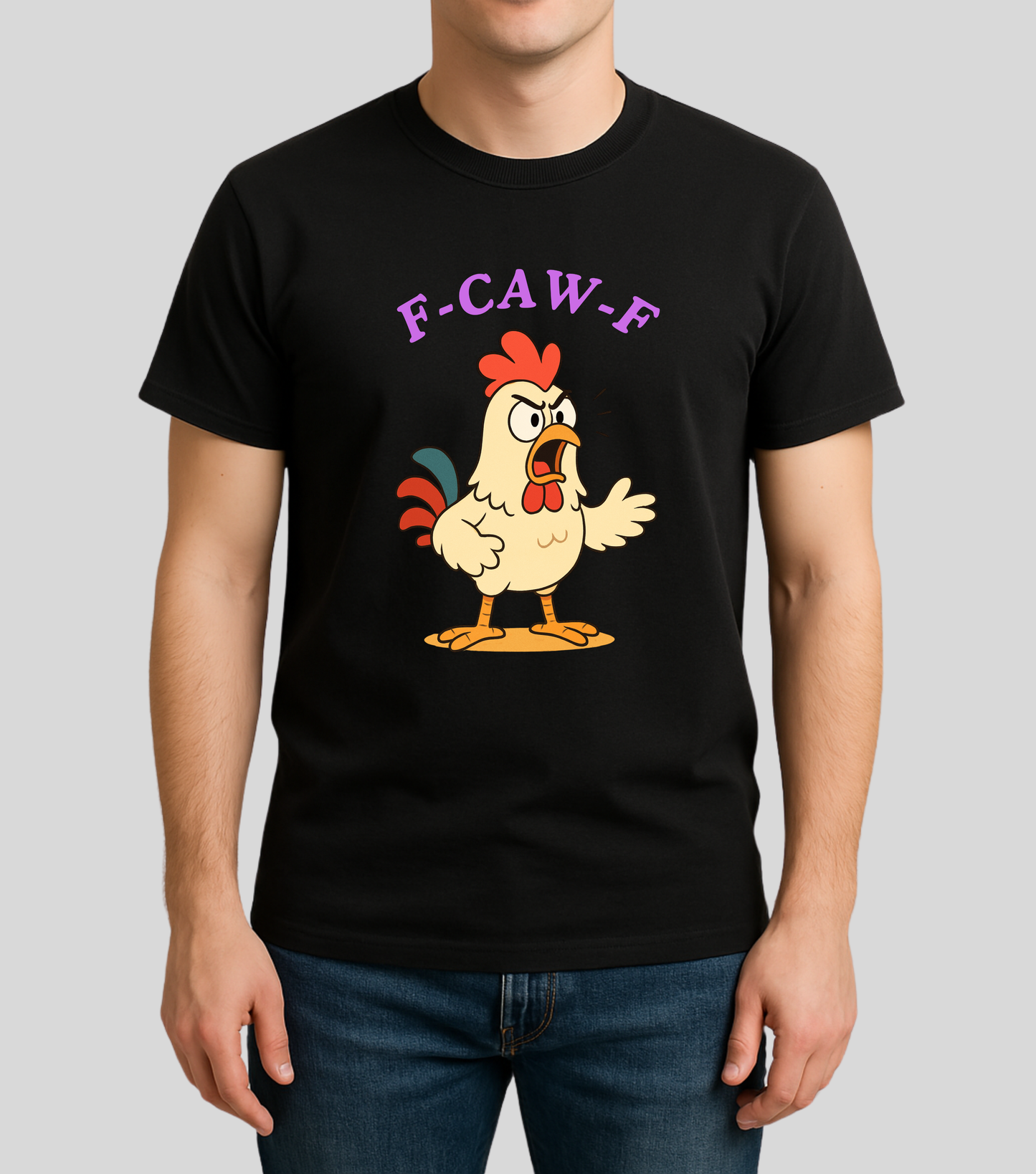 Memes | Humor : F-CAW-F | 100% Cotton | Unisex