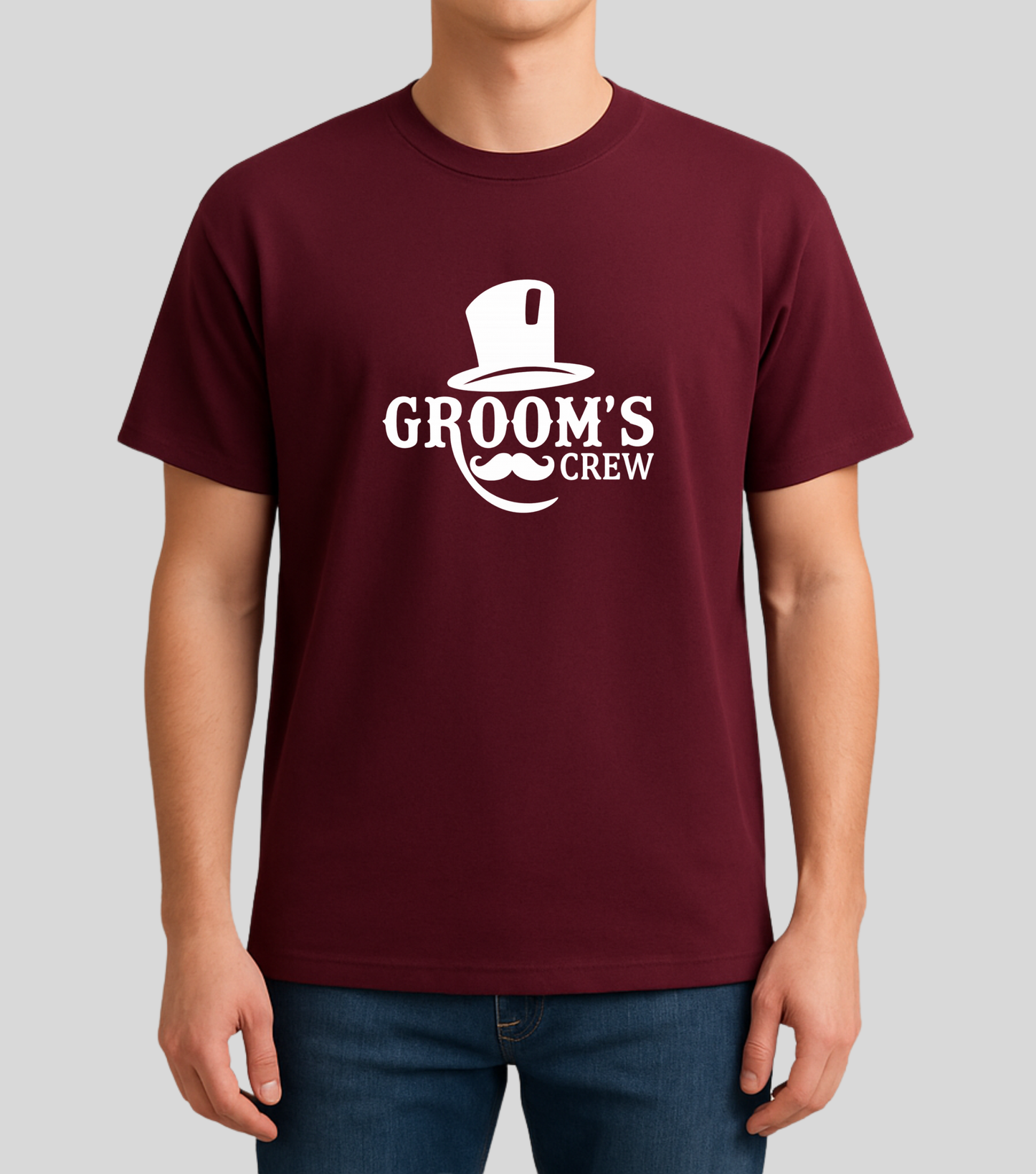 Wedding | Roce : The Groom Crew Hat Tshirt | 100% Cotton | Unisex