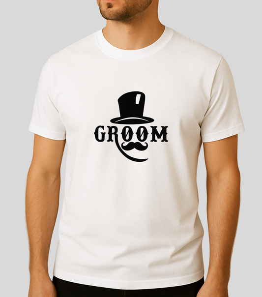 Wedding | Roce : The Groom Face Tshirt | 100% Cotton | Unisex