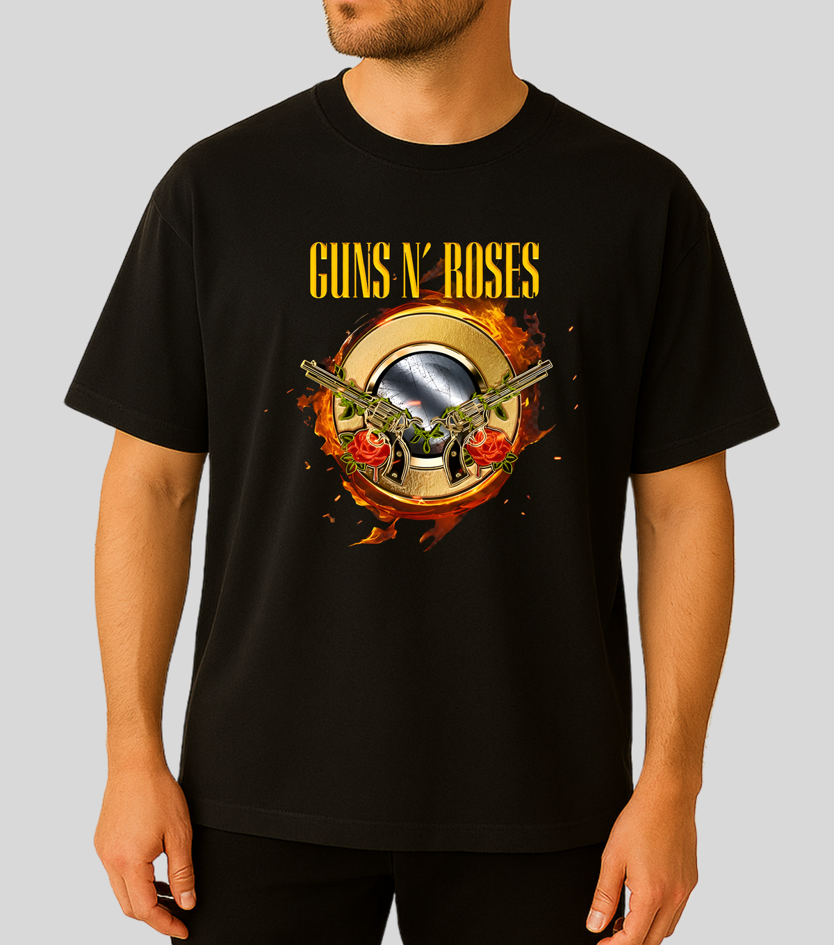 Guns N' Roses : Bengaluru Guwahati - India Tour Cover | 100% Cotton | Unisex