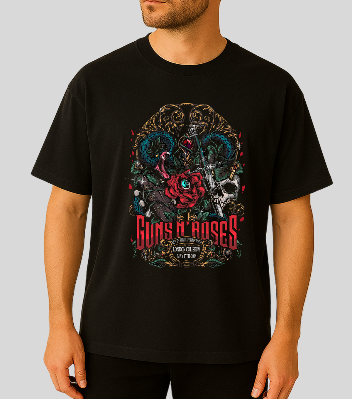 Guns N' Roses : Not In This Lifetime Graphics | 100% Cotton | Unisex