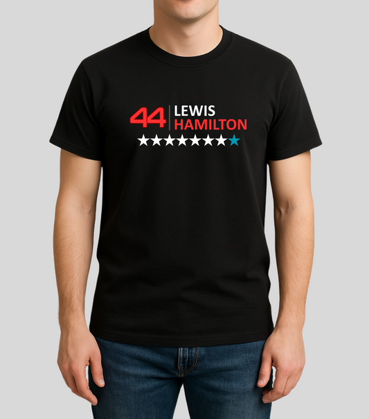 Formula 1 : Lewis Hamilton 7/8 Times Champion| 100% Cotton | Unisex