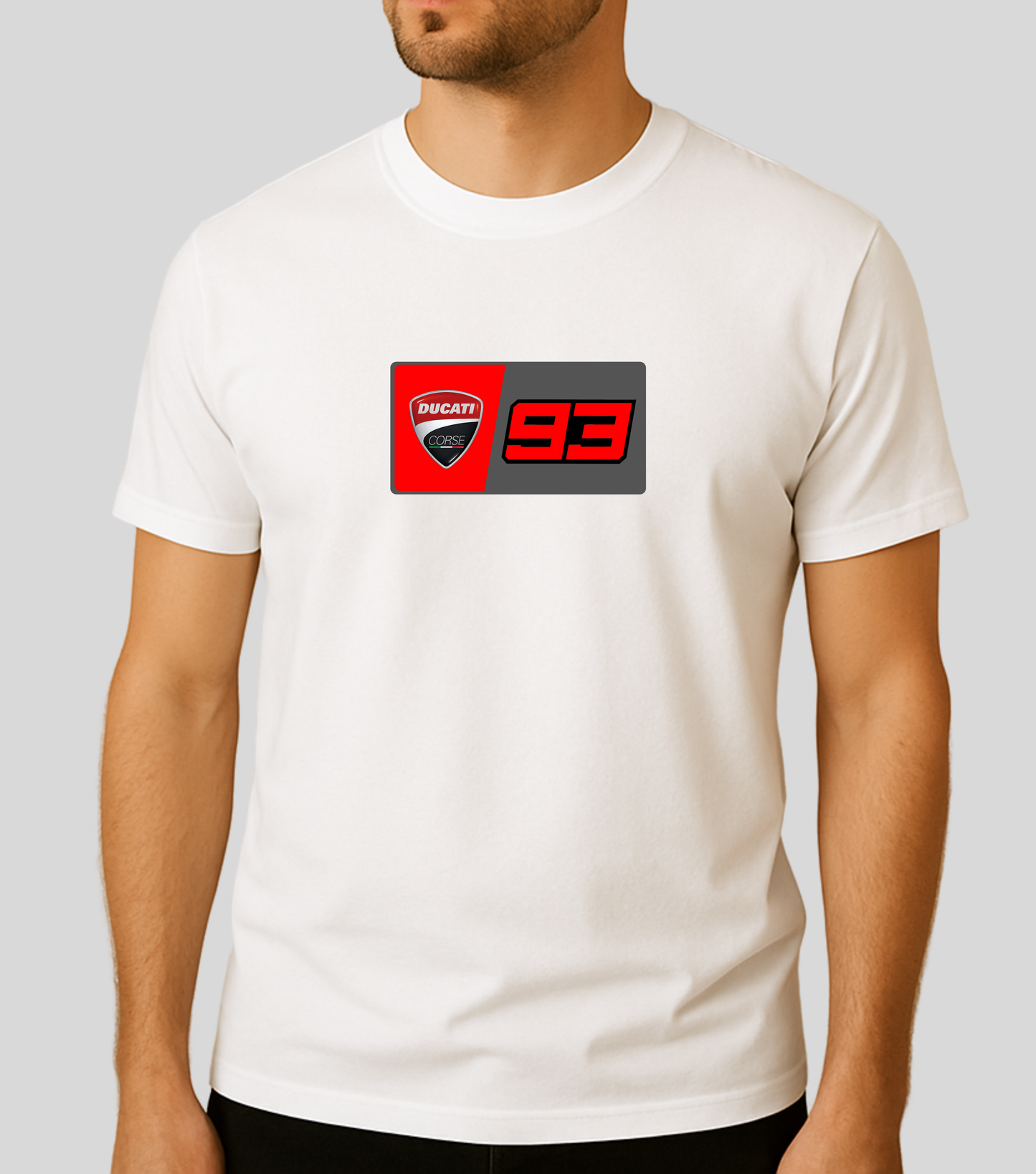 MotoGP : Marc Marquez Ducati Logo| 100% Cotton | Unisex