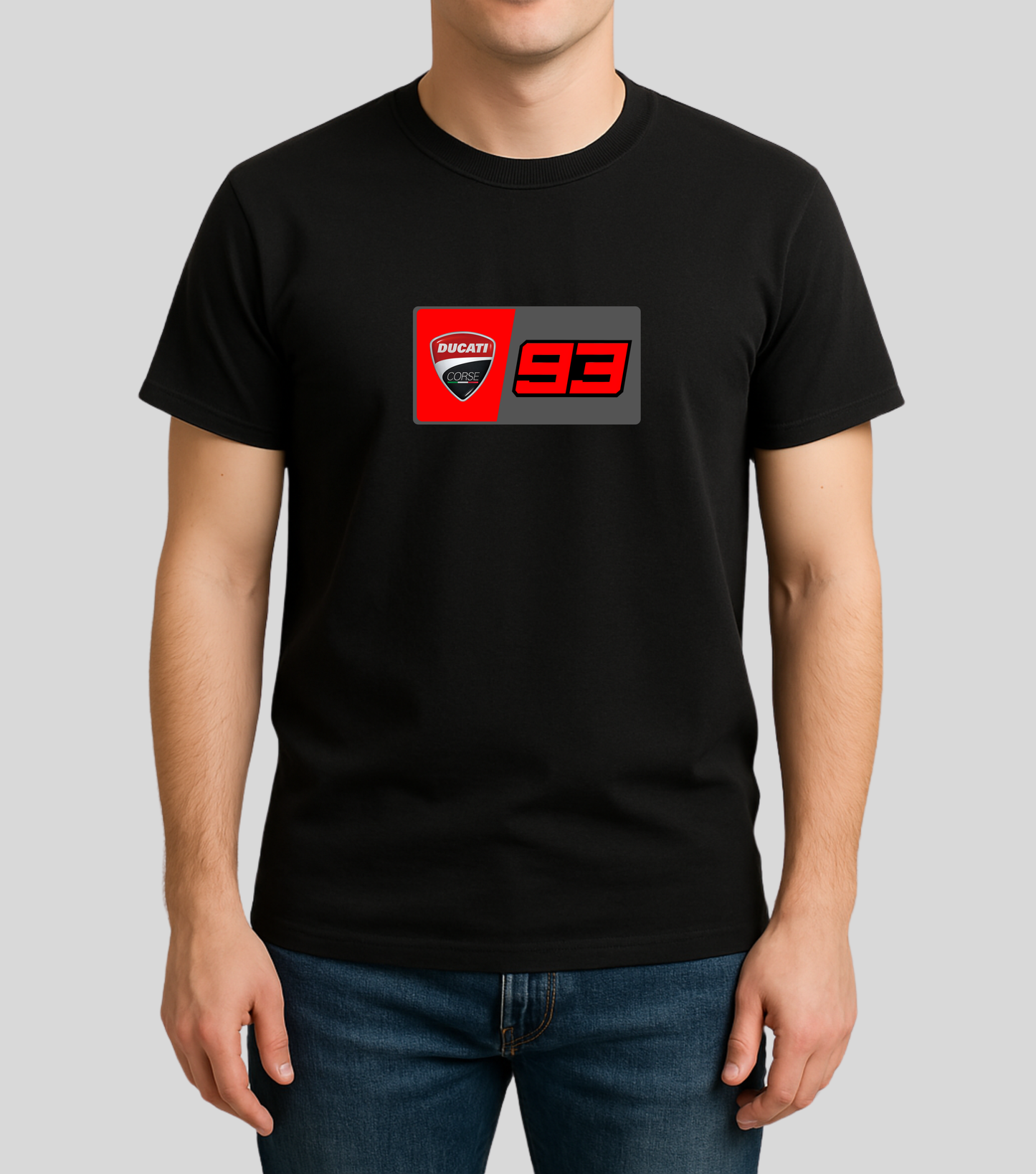 MotoGP : Marc Marquez Ducati Logo| 100% Cotton | Unisex