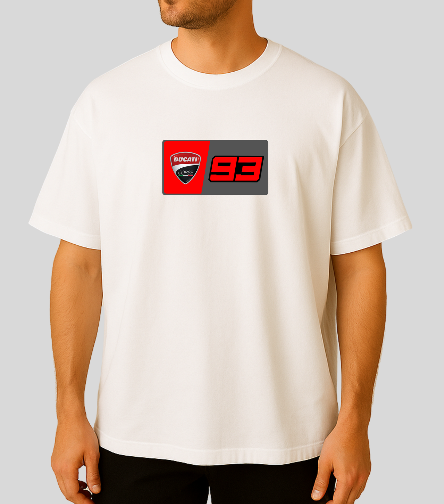 MotoGP : Marc Marquez Ducati Logo| 100% Cotton | Unisex