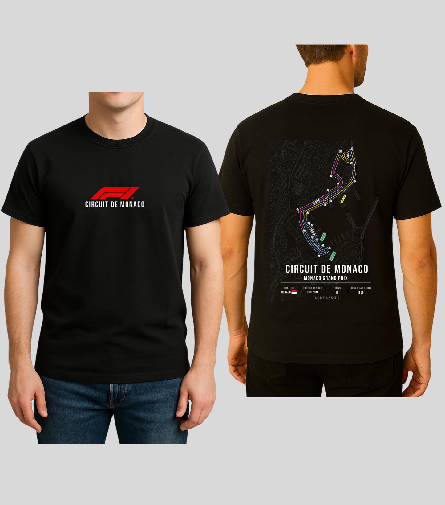 Formula 1 : Monaco Street Circuit | 100% Cotton | Unisex