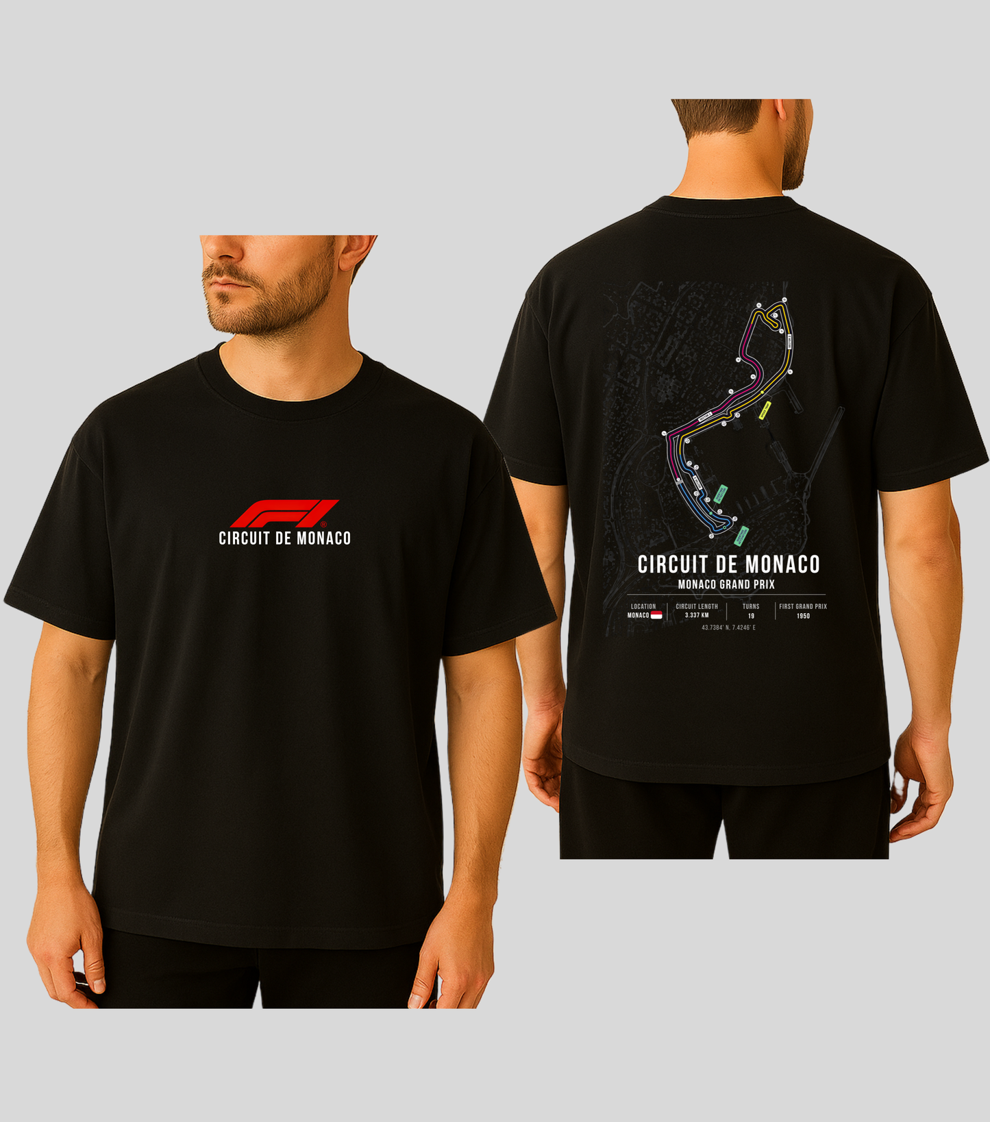 Formula 1 : Monaco Street Circuit | 100% Cotton | Unisex